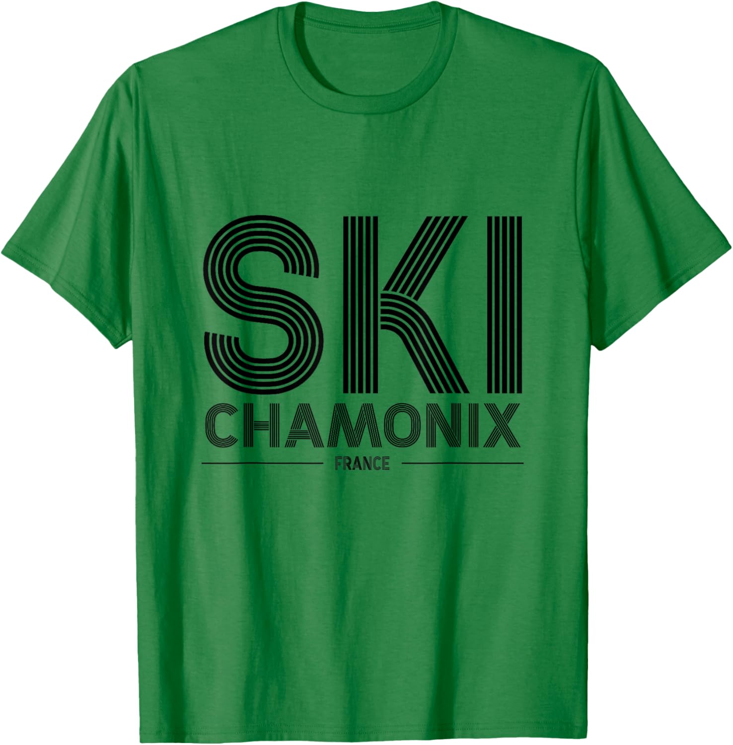Chamonix Ski Resort T-Shirt for Ski Lovers in the French Alps - 15