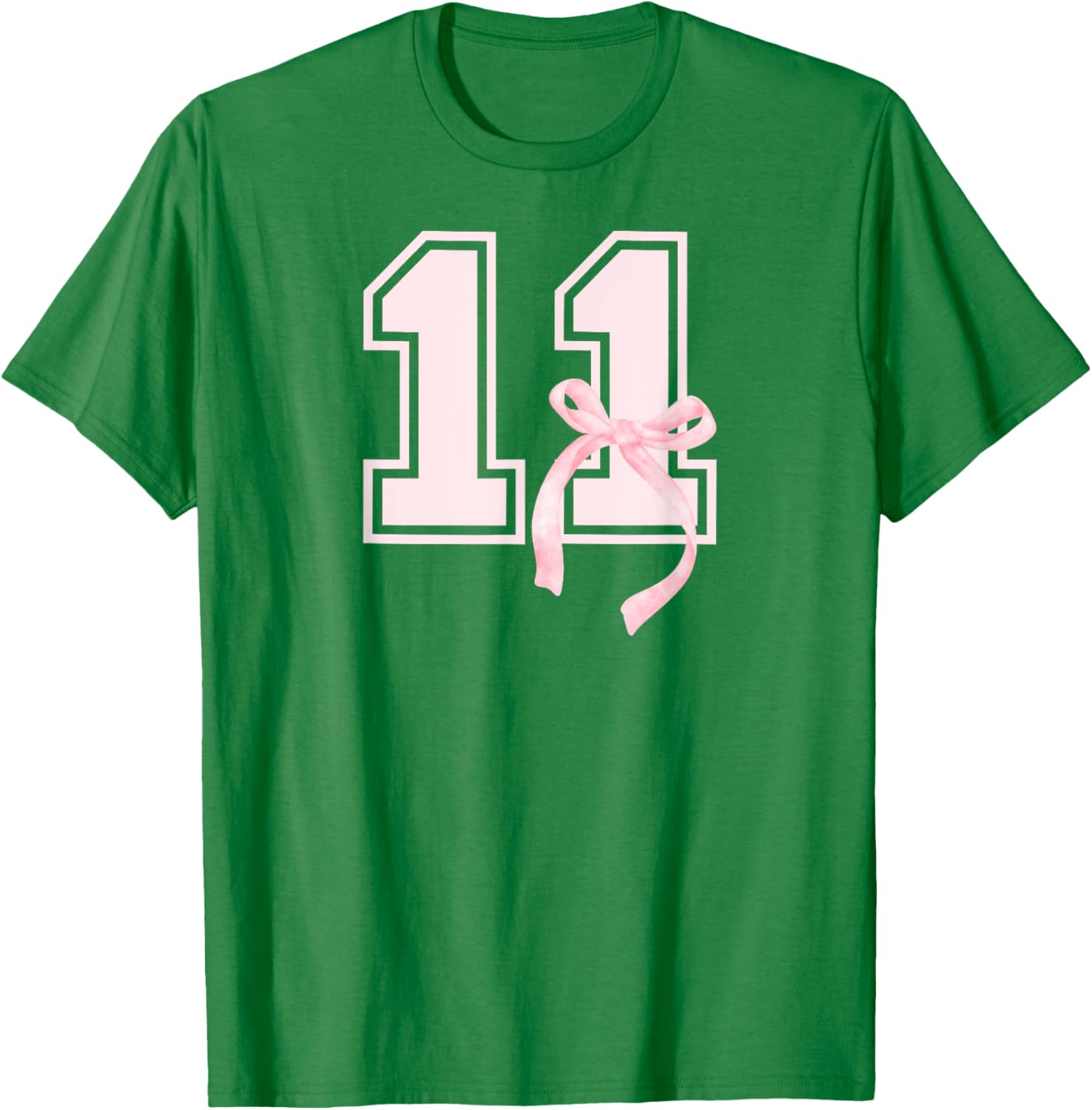 Coquette Bow T-Shirt for 11th Birthday Girls β Fun & Stylish Gift! - 12