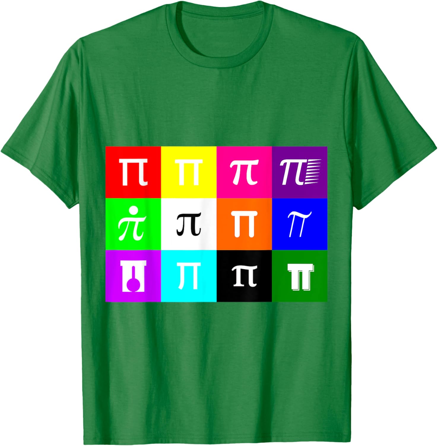 Colorblock Happy Pi Day T-Shirt for Math Geometry Nerds and Geeks - 16
