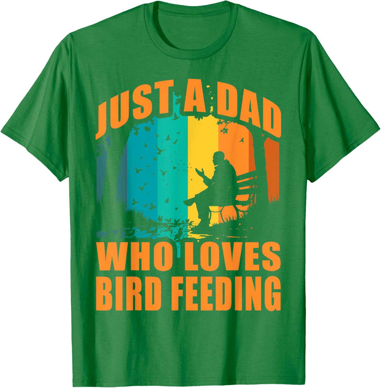 Funny Birdwatching T-Shirt for Dads Who Love Bird Feeding Activities - 20