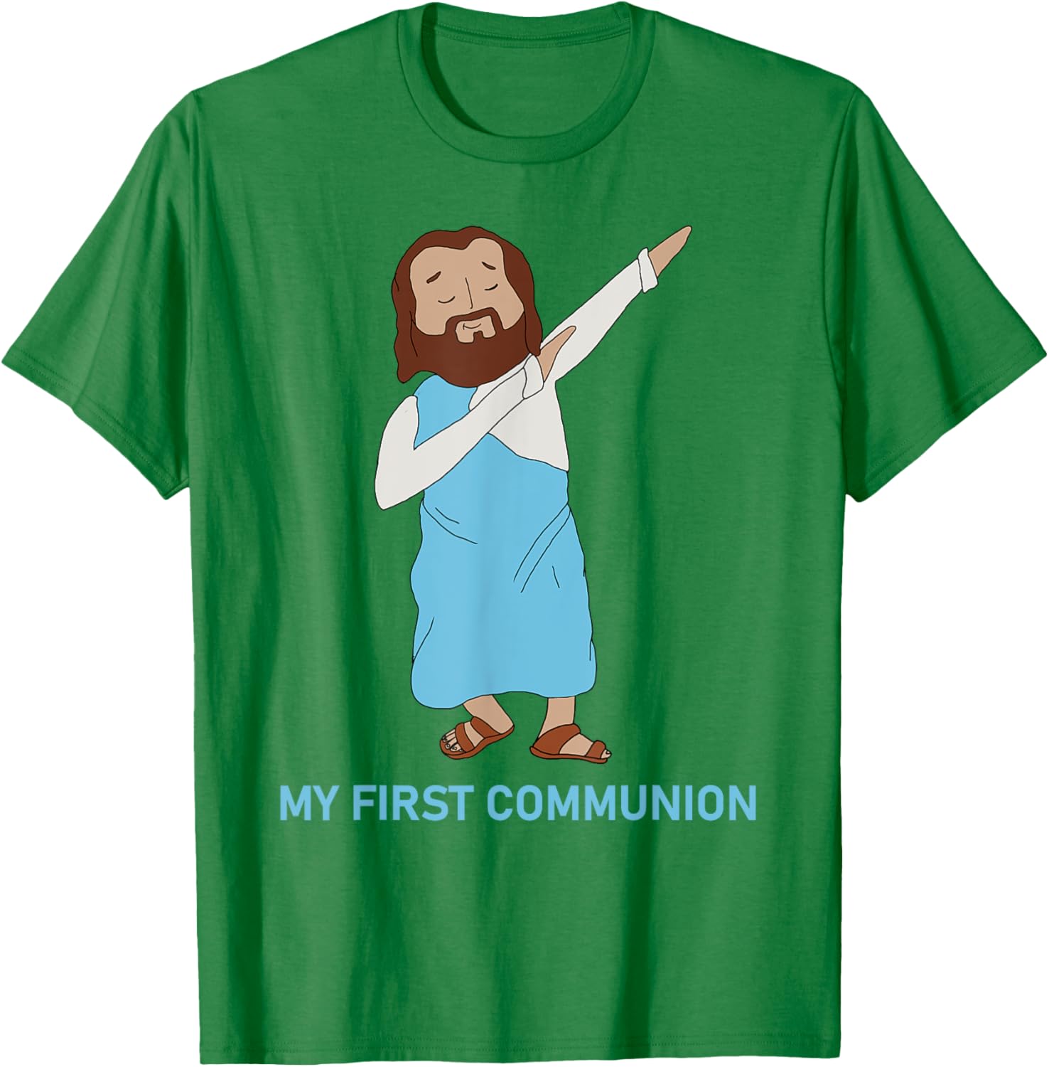 Funny Dabbing Jesus T-Shirt for First Communion - Catholic Gift - 10