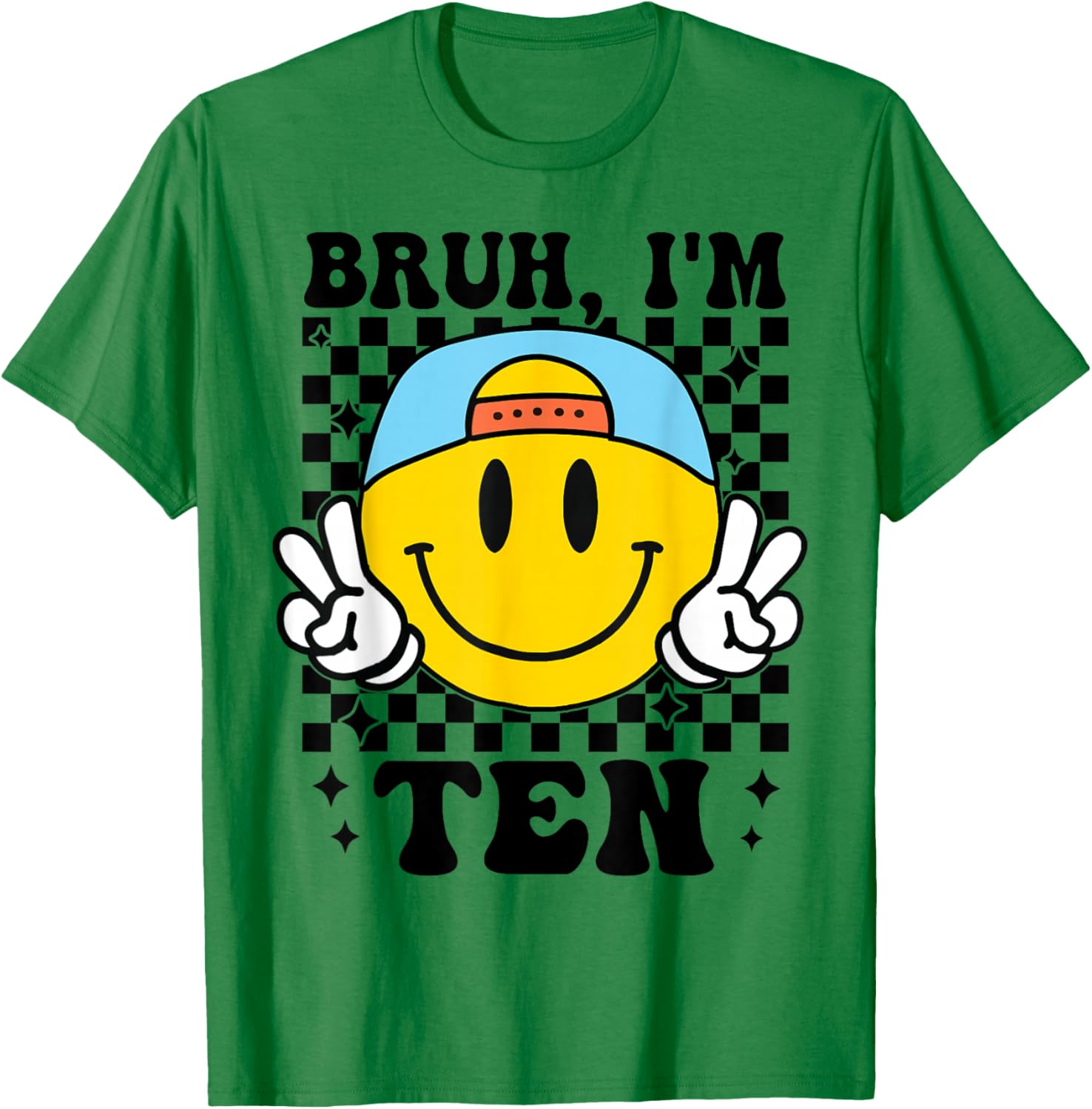 Groovy 10th Birthday T-Shirt for Boys Girls Fun Trendy Design - 14