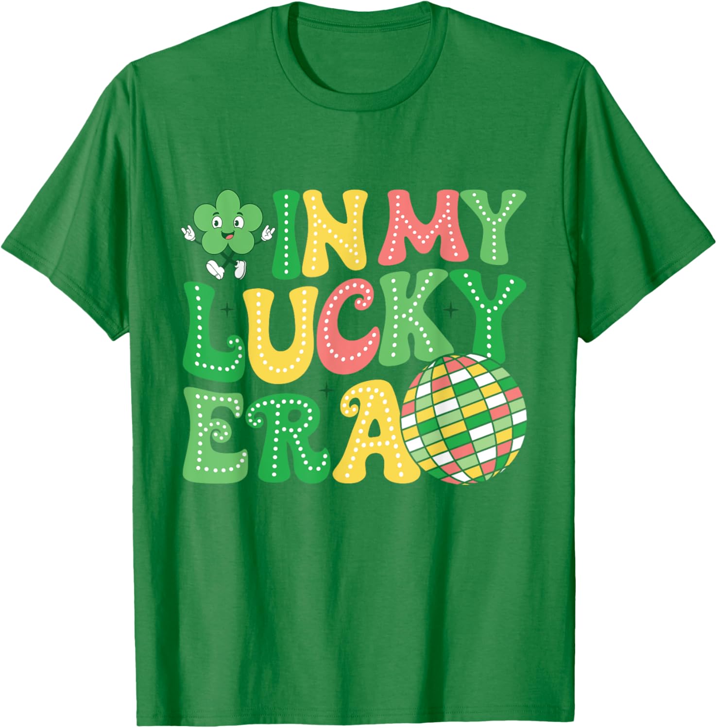 Funny St Patricks Day Shamrock T-Shirt for Kids - Lucky Era Design - 16