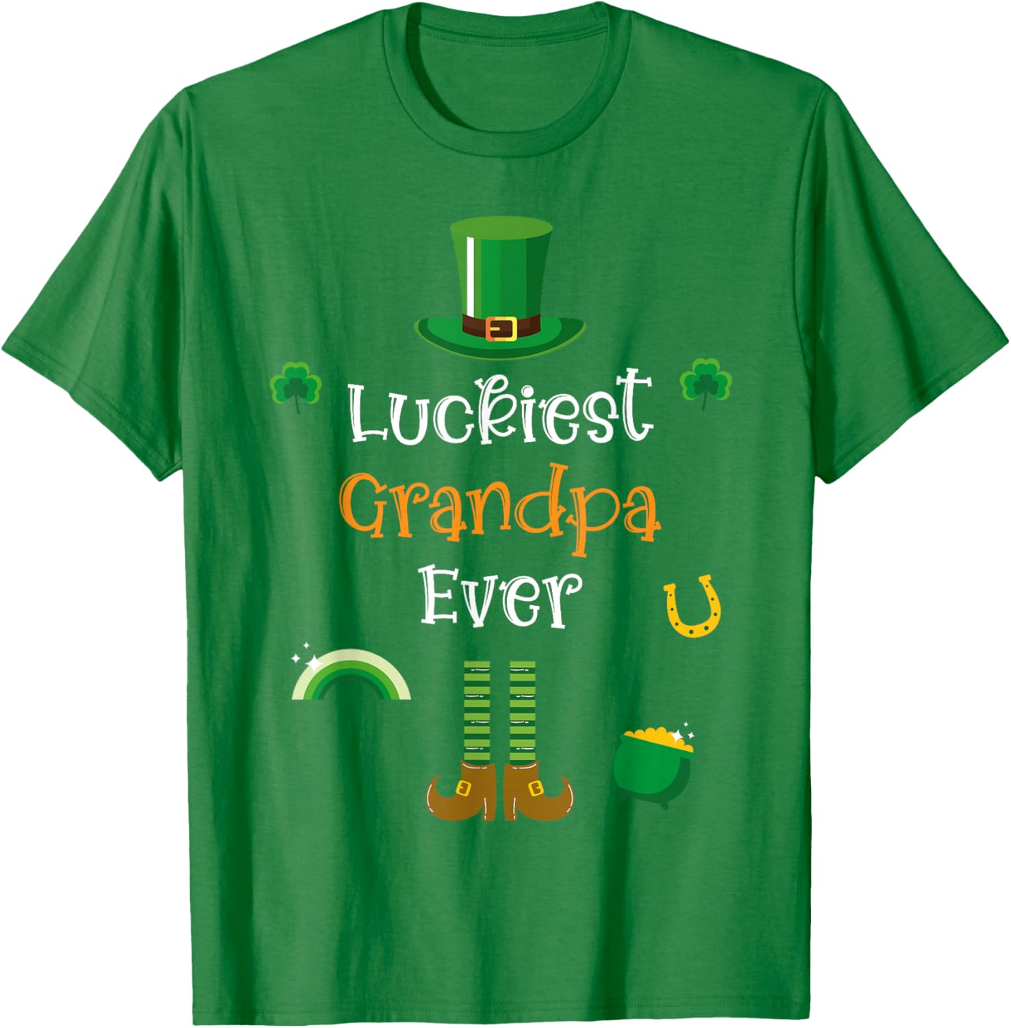 Funny Irish Leprechaun Grandpa T-Shirt for St. Patrick's Day Fun - 2