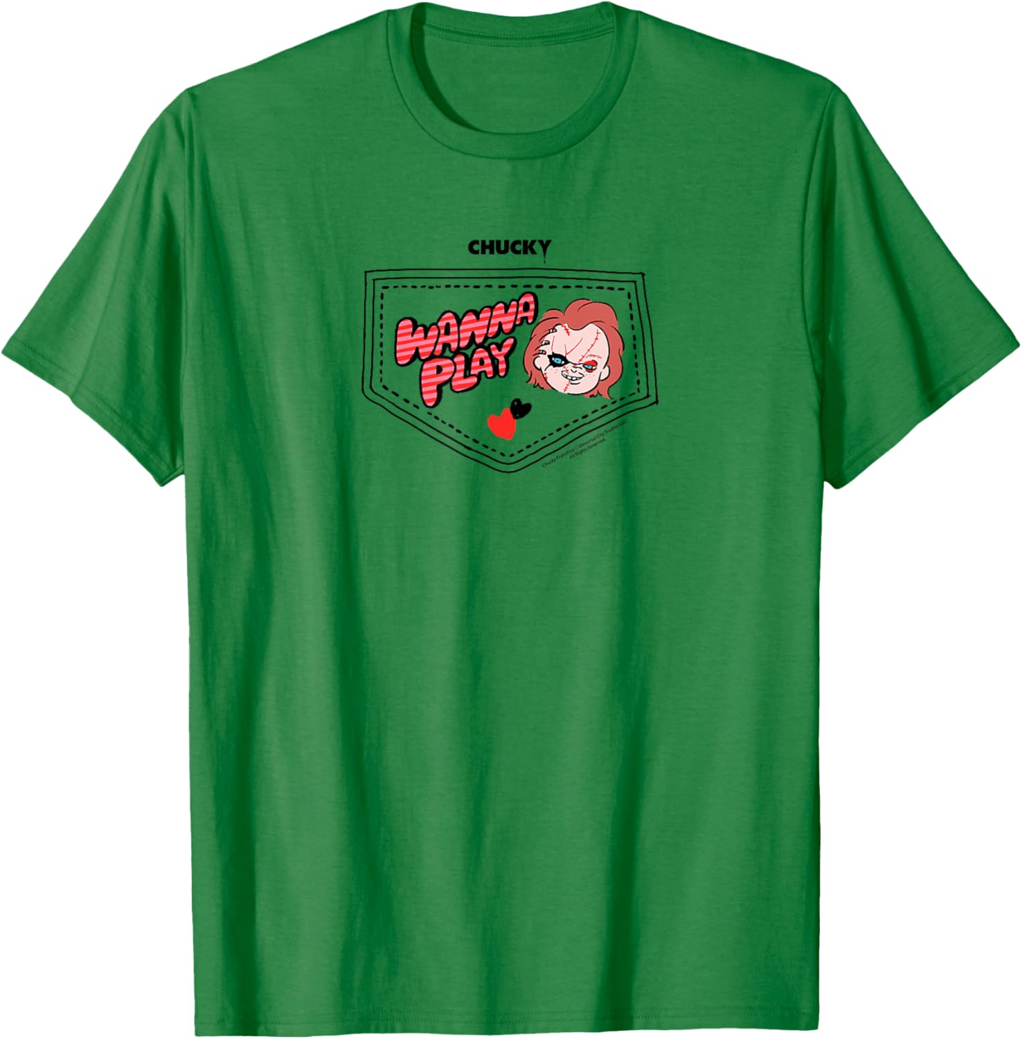 Chucky Wanna Play Faux Pocket T-Shirt for Trendy Kids' Fashion - 20
