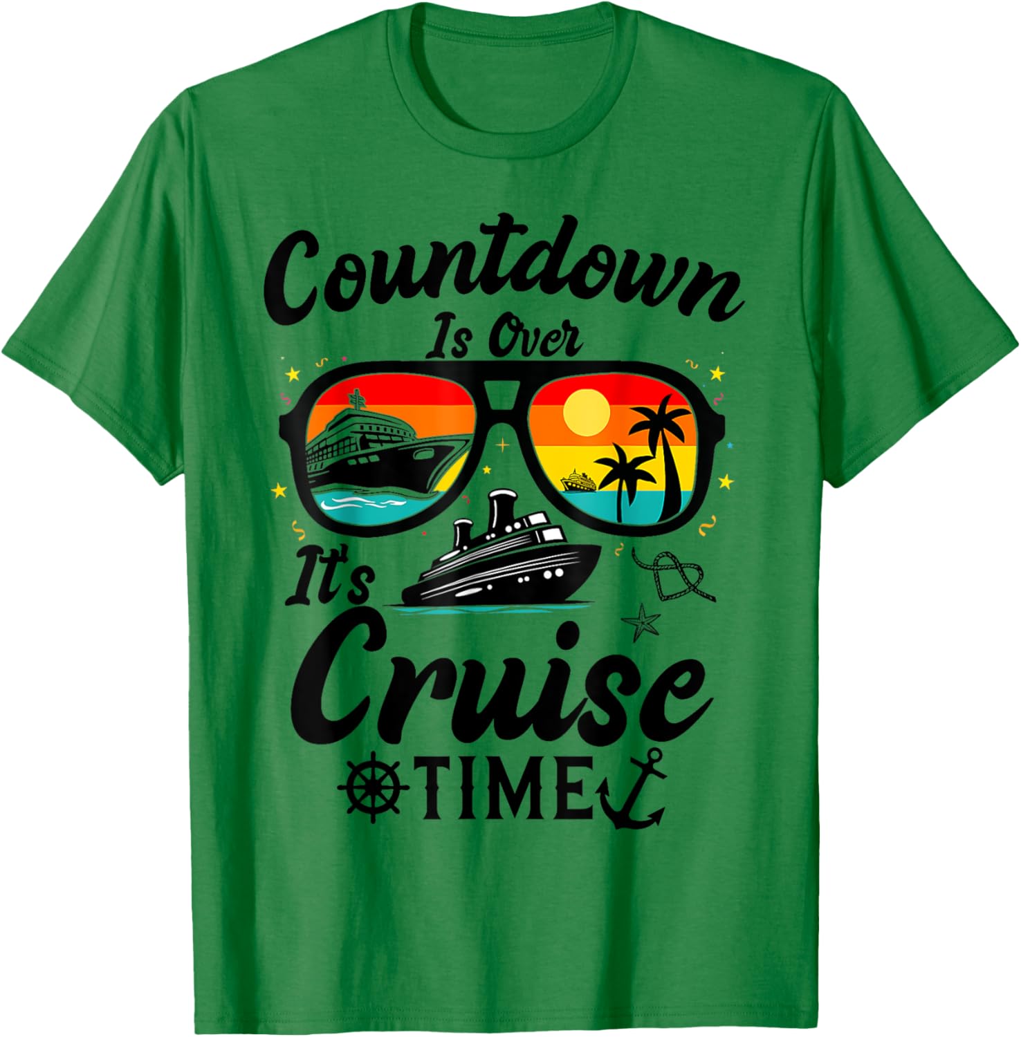 Cruise Time Countdown T-Shirt for Men and Women - Fun Vacation Apparel - 5