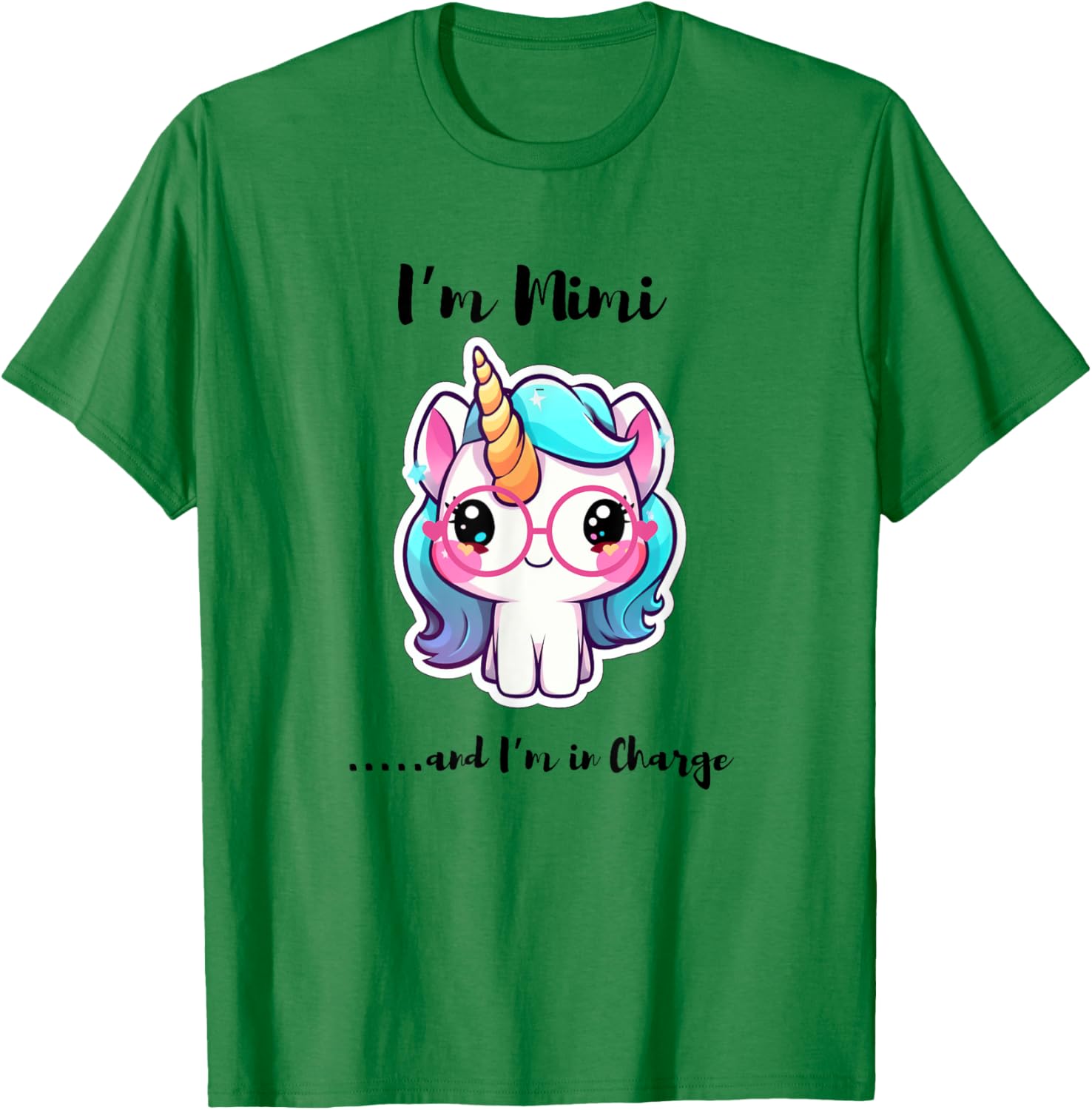 Funny I'm Mimi and I'm in Charge Unicorn T-Shirt for Kids and Adults - 8