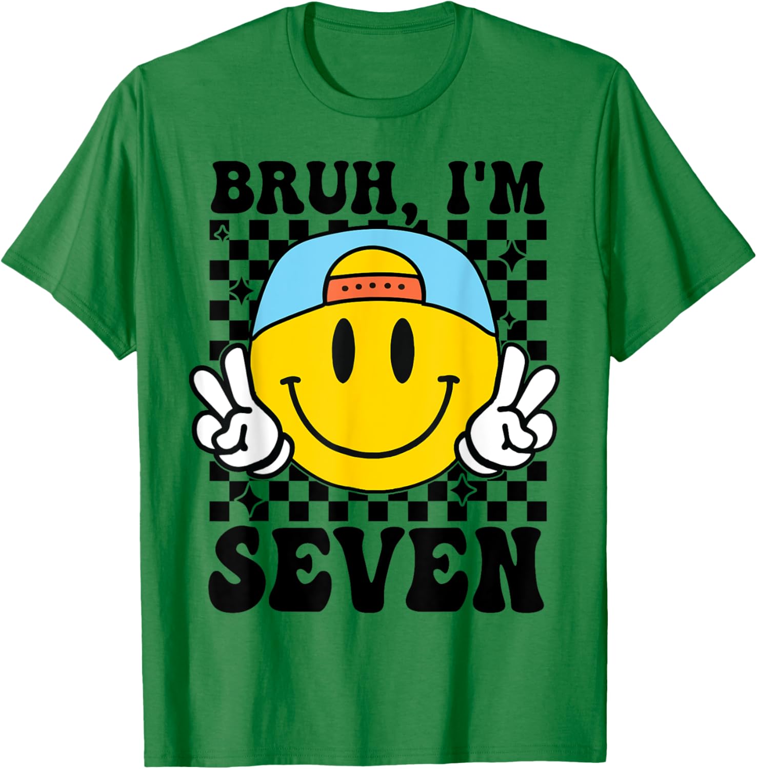 Groovy 7th Birthday T-Shirt for Boys and Girls - Fun Party Gift - 7