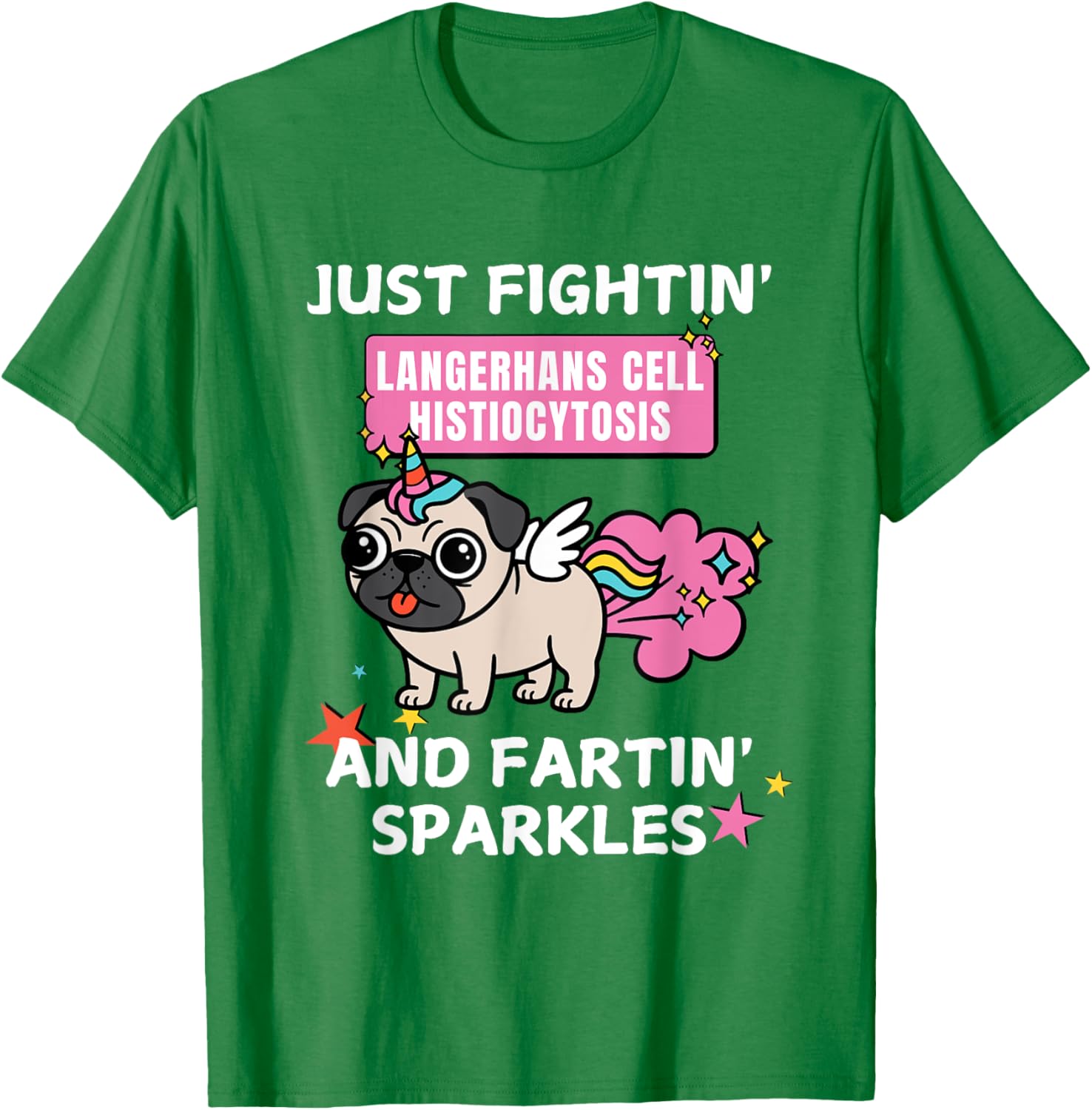 Fightin' Langerhans Cell Histiocytosis Funny T-Shirt for Awareness - 11