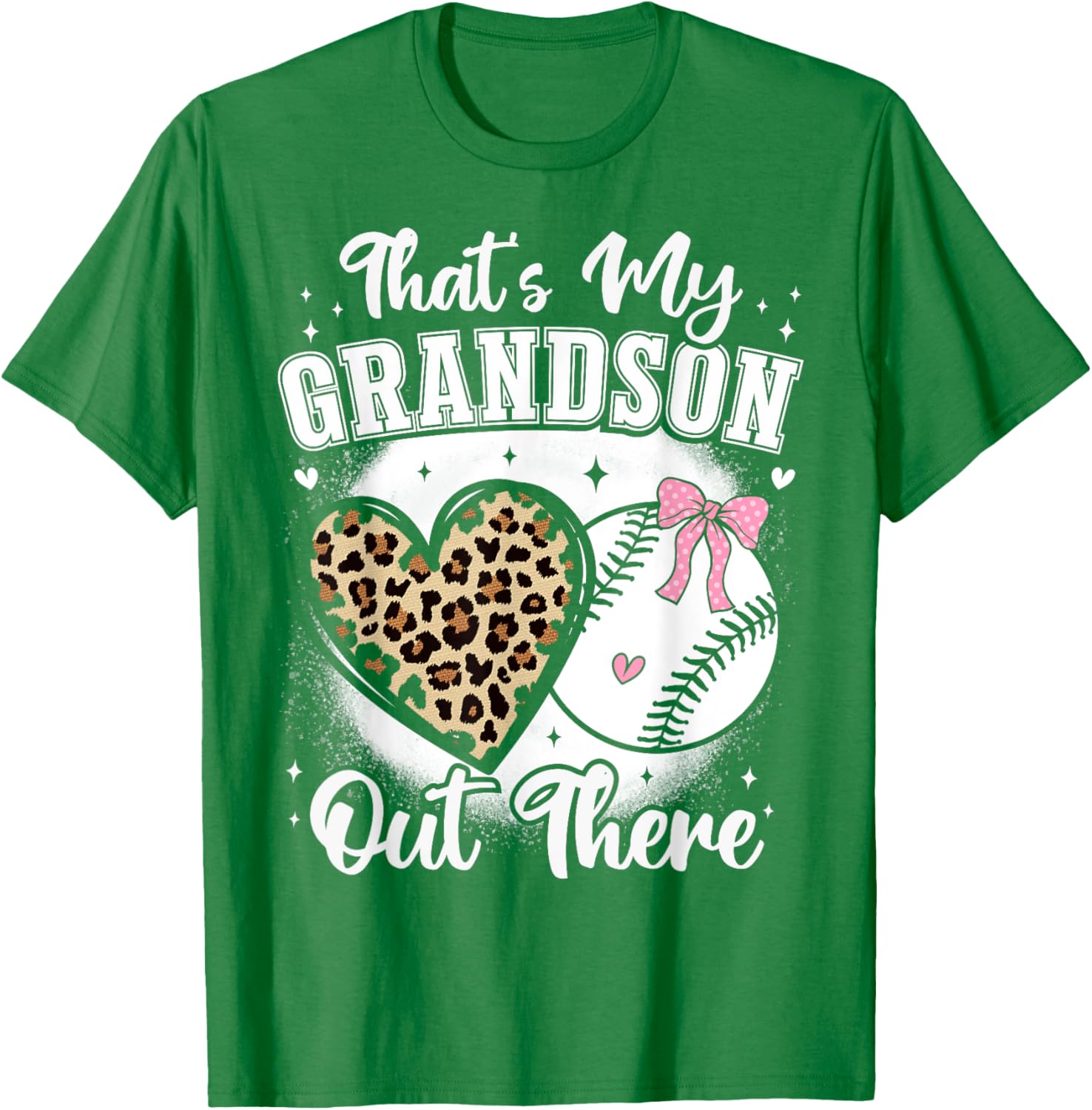 Cheer Grandma Tshirt for Baseball Nana Proud of Her Grandson - 3