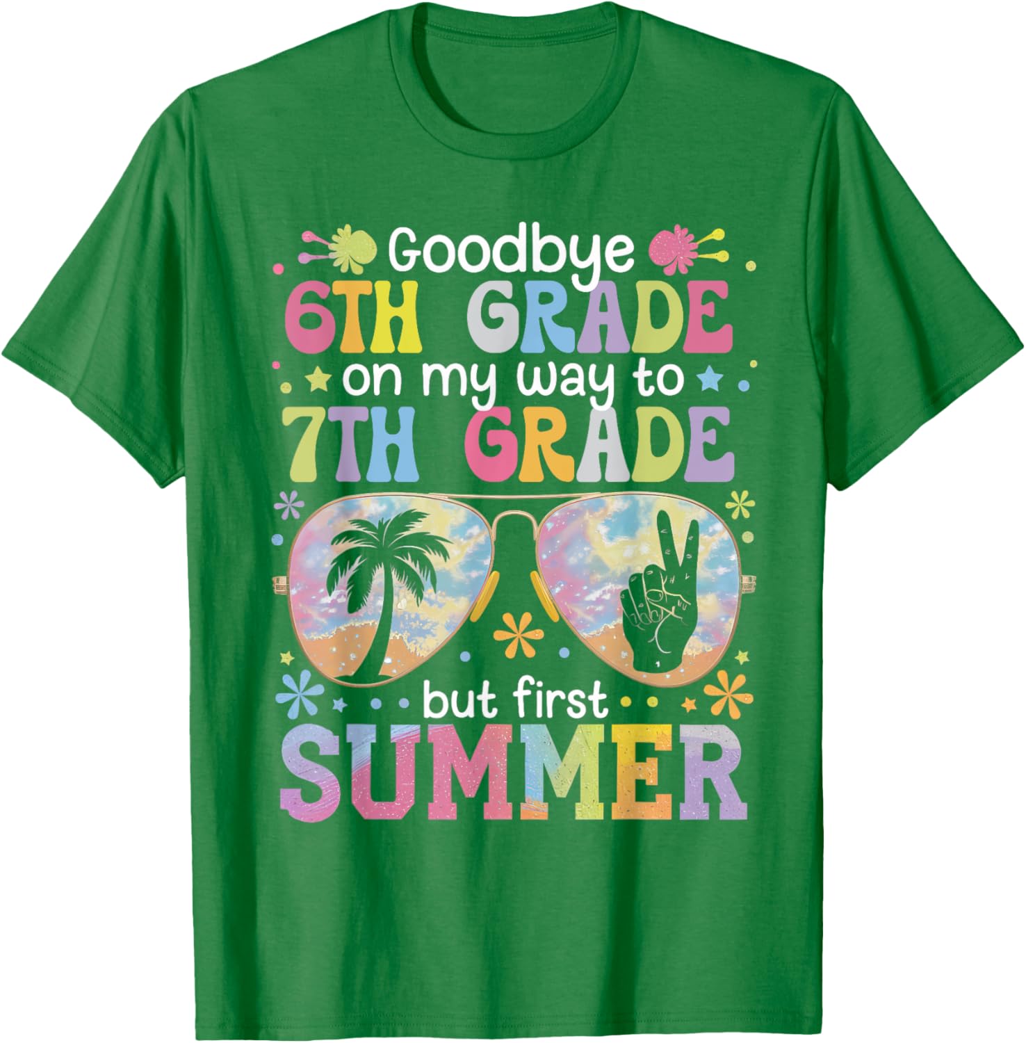 Goodbye 6th Grade T-Shirt Perfect for Last Day of School Celebrations - 6