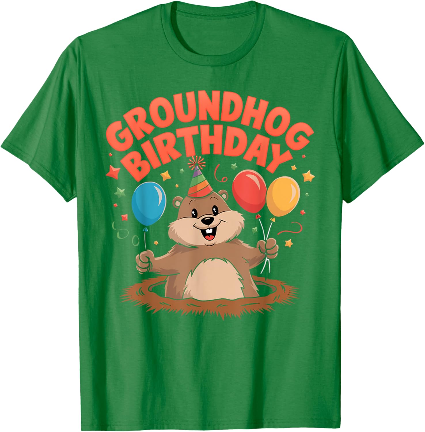 Cute Groundhog Day Birthday T-Shirt for February 2 Celebrations - 4