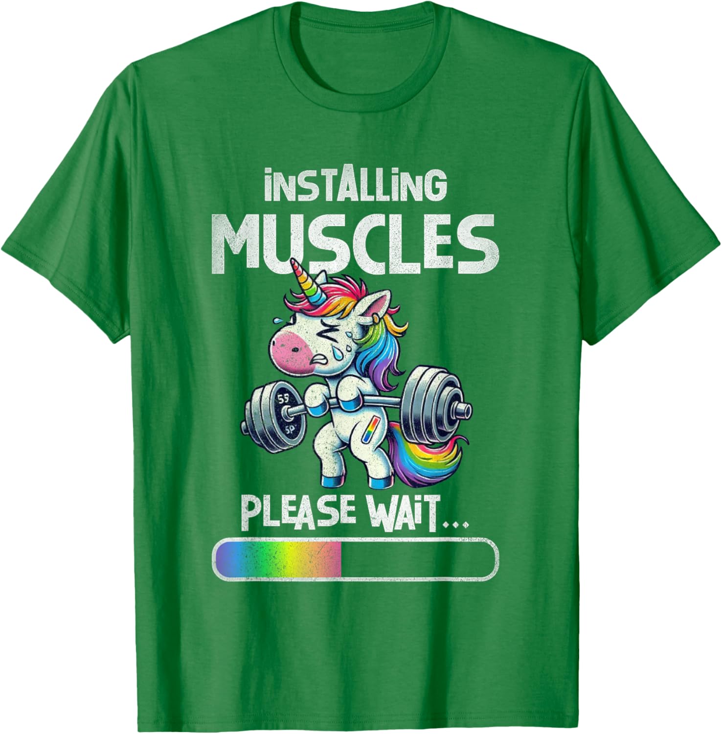 Funny Unicorn Weightlifting T-Shirt for Gym Lovers and Fitness Fans - 13