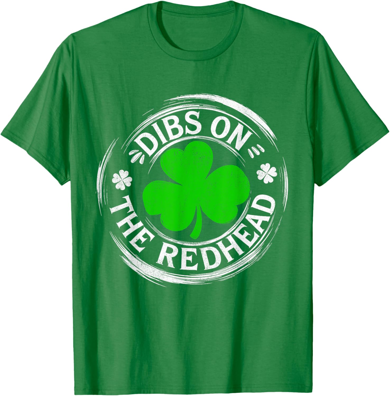 Dibs On The Redhead Funny St Patrick's Day T-Shirt for Fun Celebrations - 4