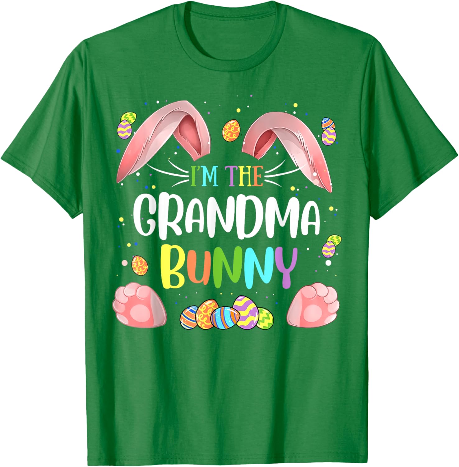 Cute Grandma Bunny Matching Family Easter T-Shirt for Holiday Fun - 8