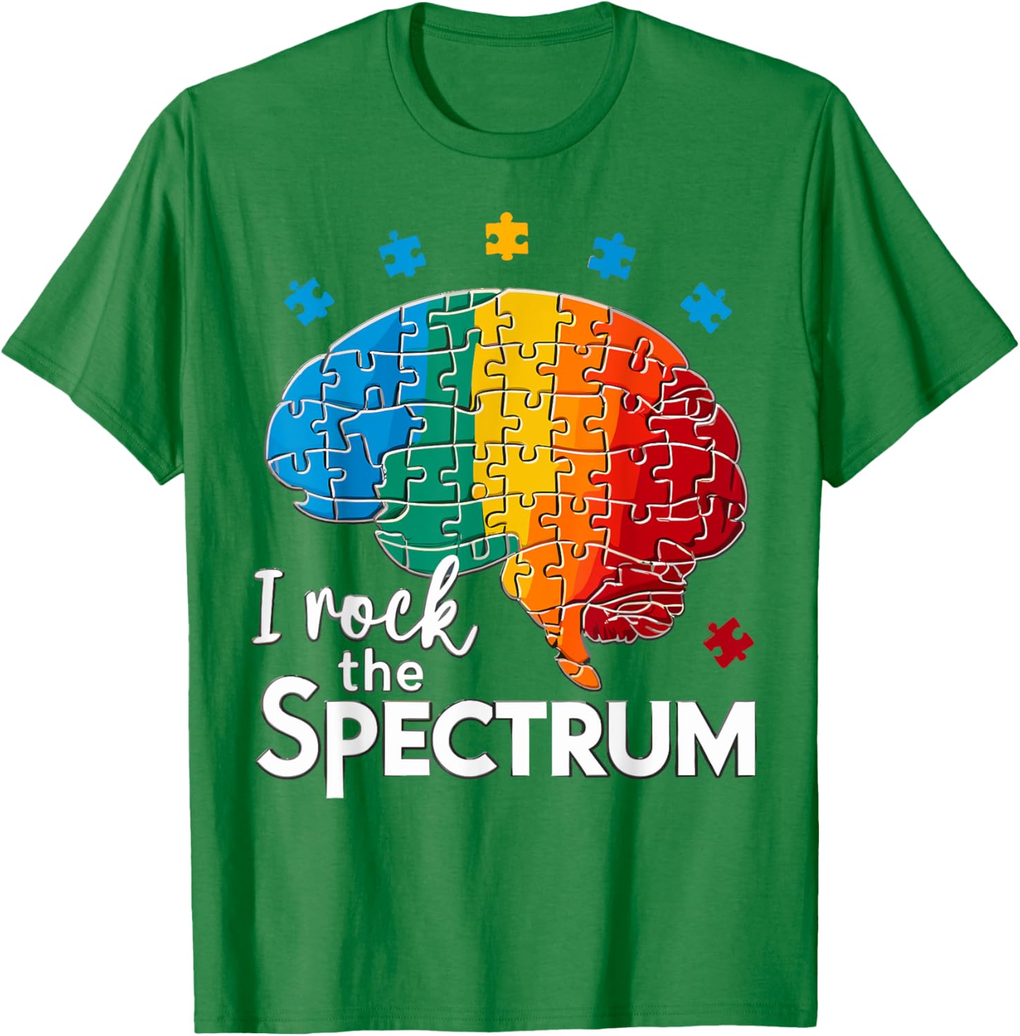 Cute Autism Awareness T-Shirt for Toddlers I Rock The Spectrum Design - 16