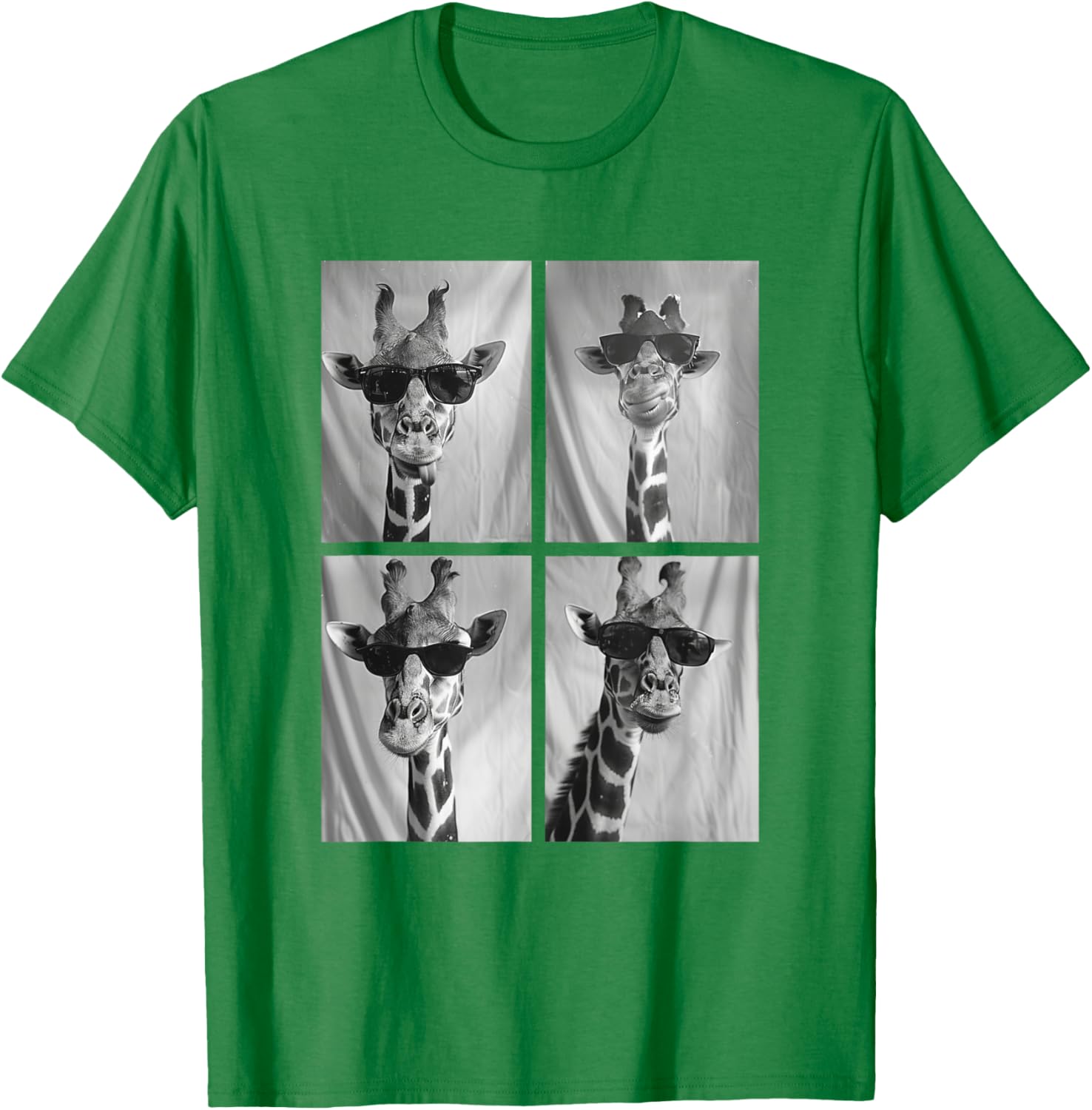 Cute Giraffe in Sunglasses Cool African Hipster T-Shirt for Animal Lovers - 12