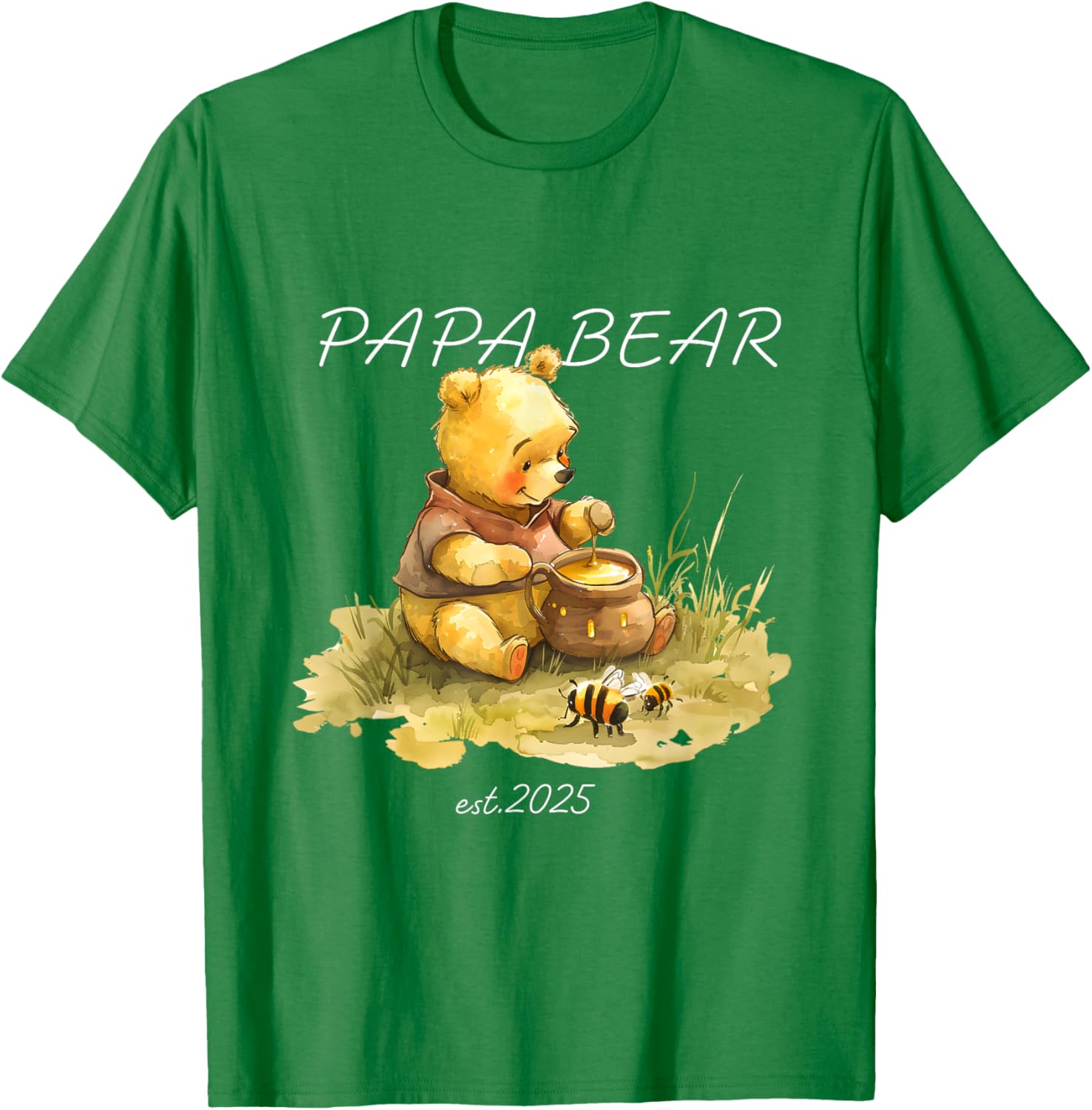 Cute Papa Bear Honey T-Shirt for Dads β Stylish and Comfy Men's Tee - 16