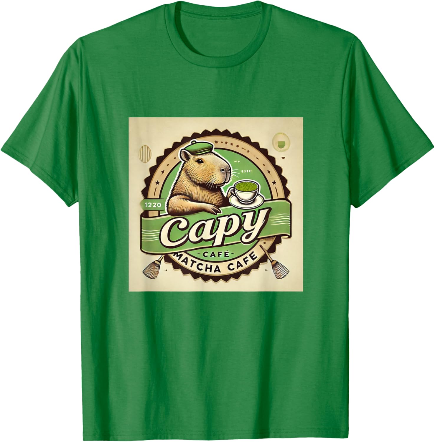 Capybara Cafe Coffee and Tea Lover T-Shirt for Animal Enthusiasts - 14