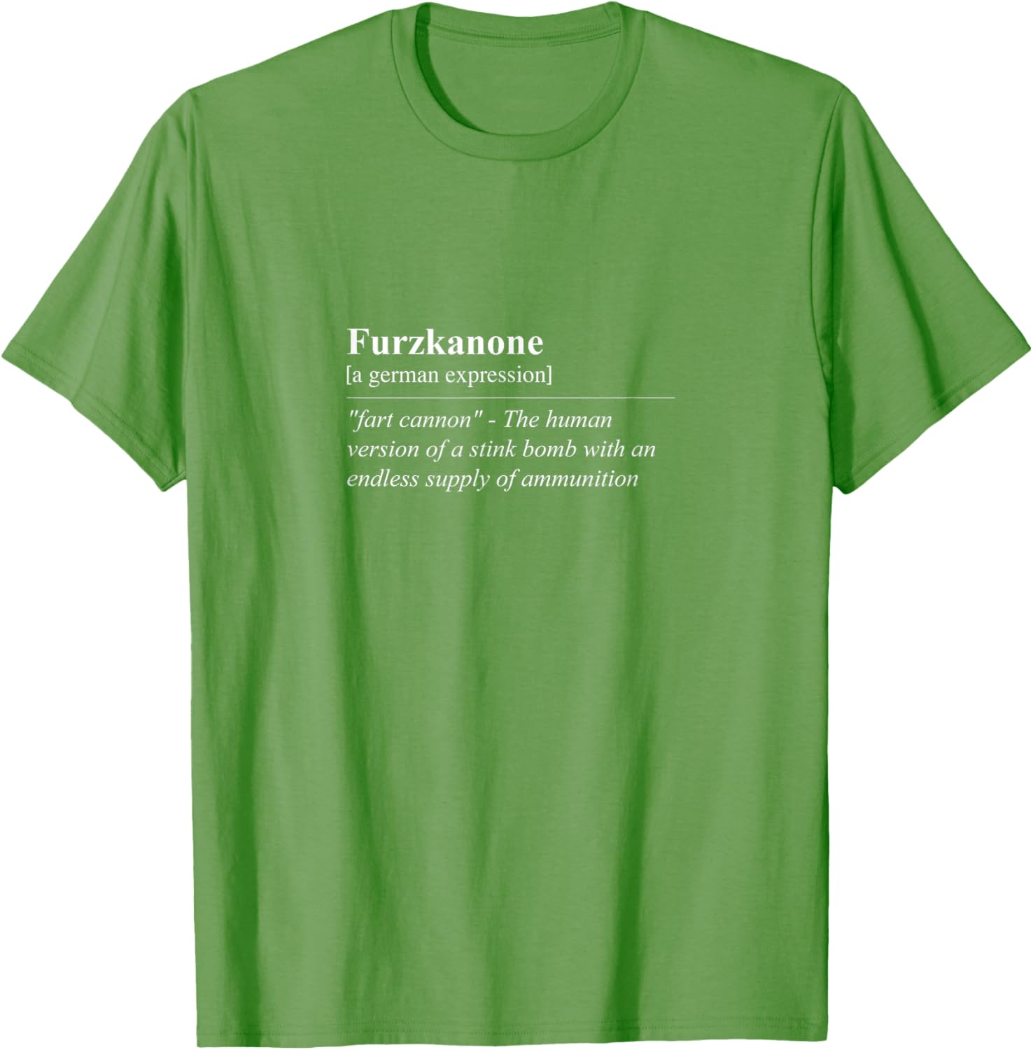 Funny Furzkanone T-Shirt - Quirky German Phrase Tee for Laughs - 16