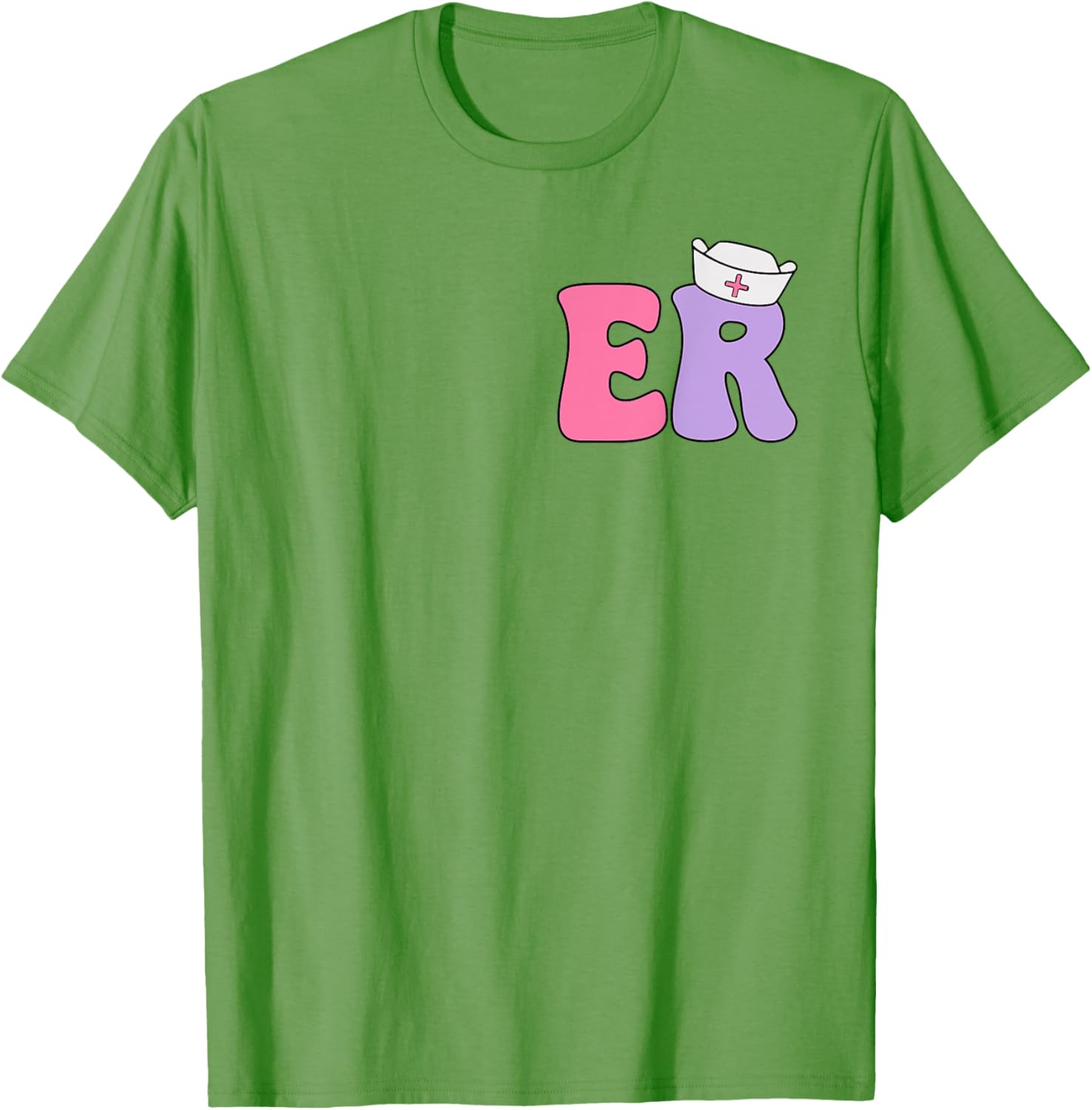 Emergency Nurse T-Shirt for ER Professionals Dual-Sided Design Apparel - 12