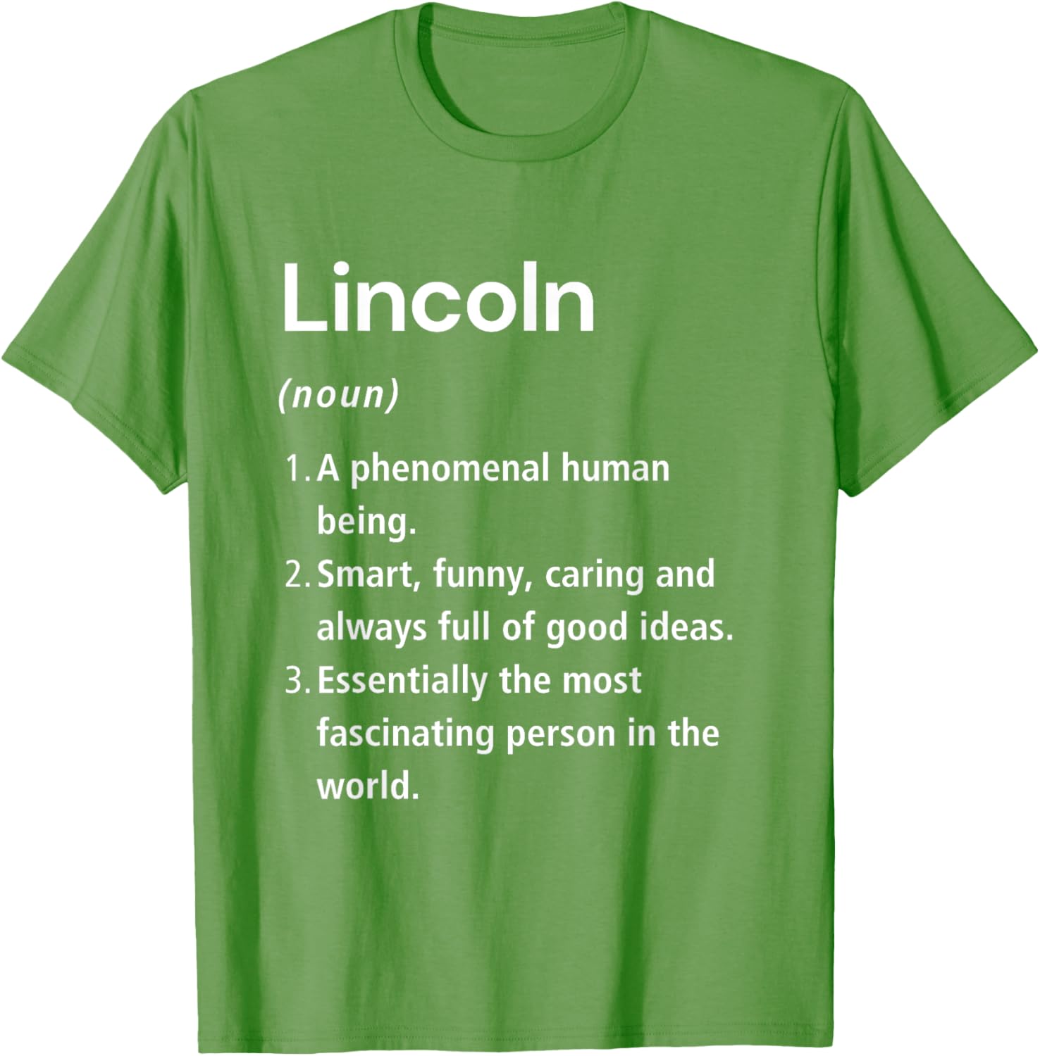 Funny Lincoln Name Definition T-Shirt for Unique Style and Humor - 15