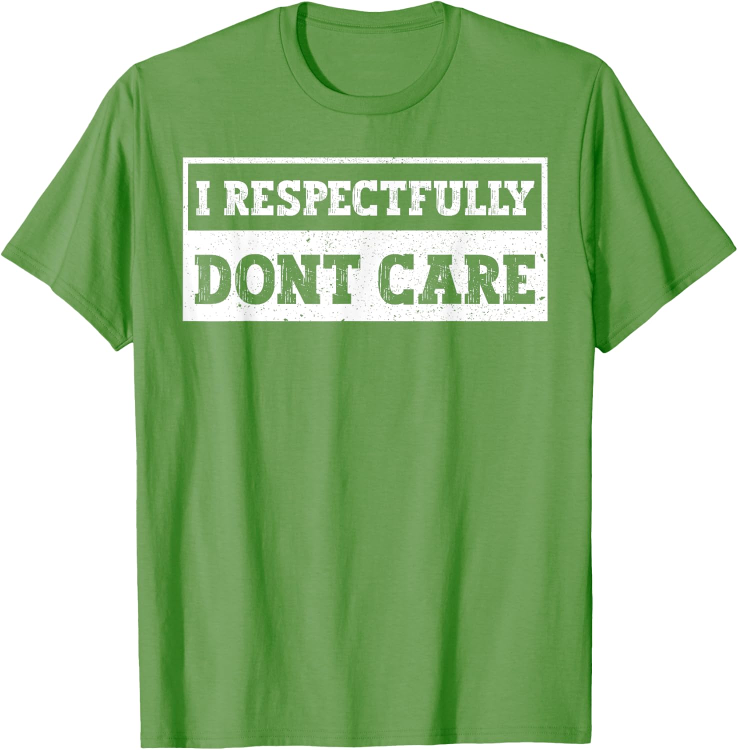Funny I Respectfully Don't Care Quote T-Shirt for Casual Wear - 2