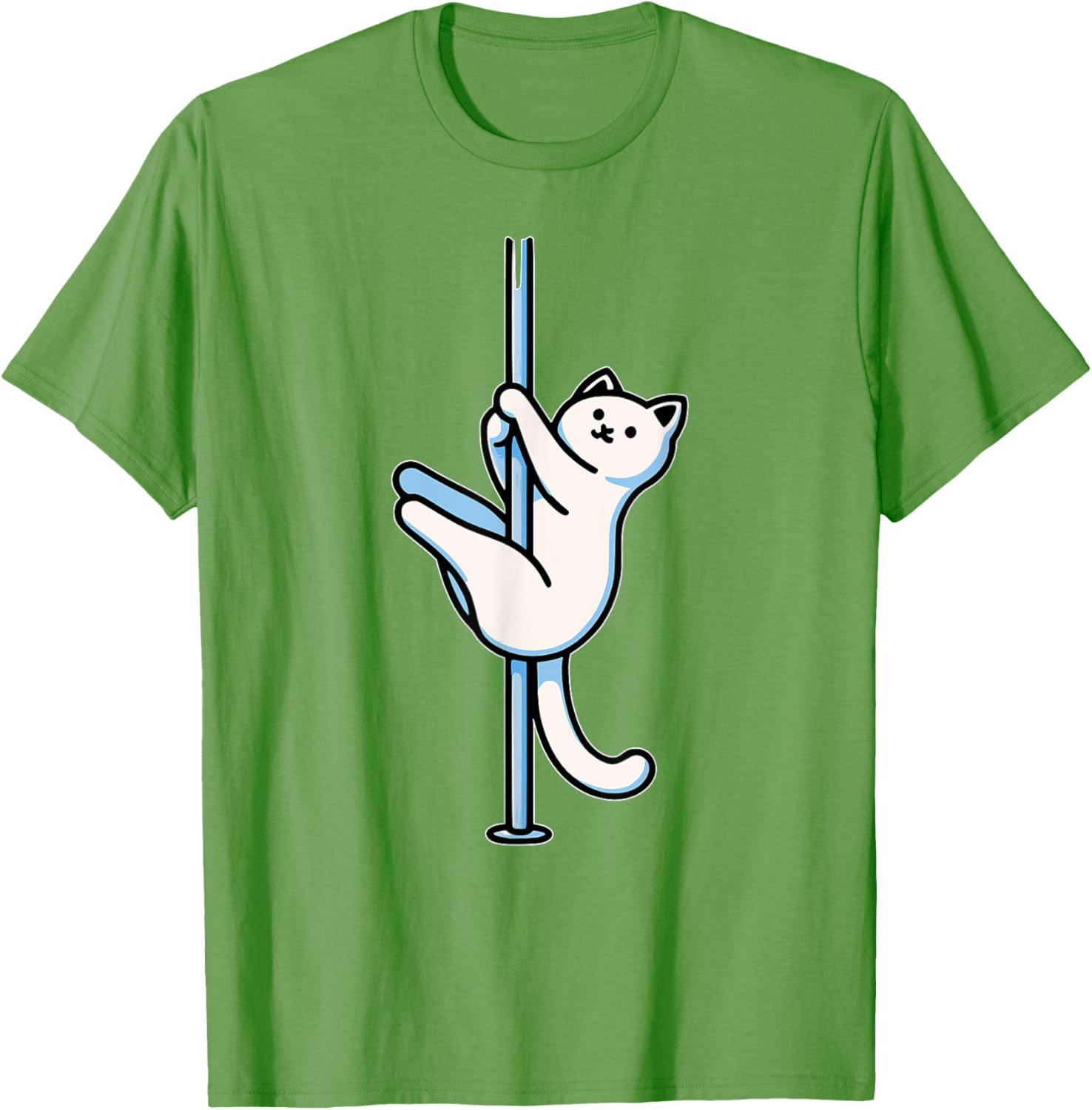 Funny Cat Pole Dancer T-Shirt Adorable Gift for Cat Lovers-Unisex Design - 23