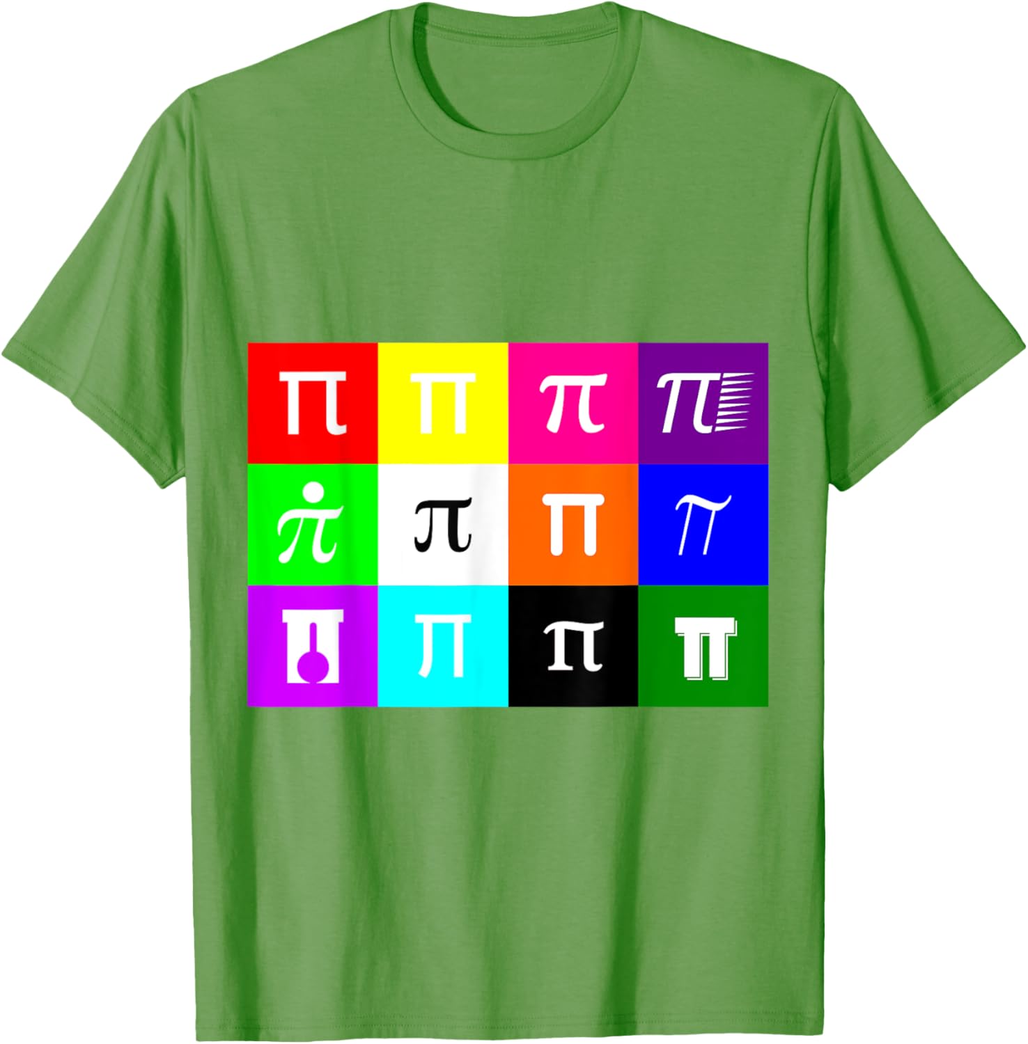 Colorblock Happy Pi Day T-Shirt for Math Geometry Nerds and Geeks - 24