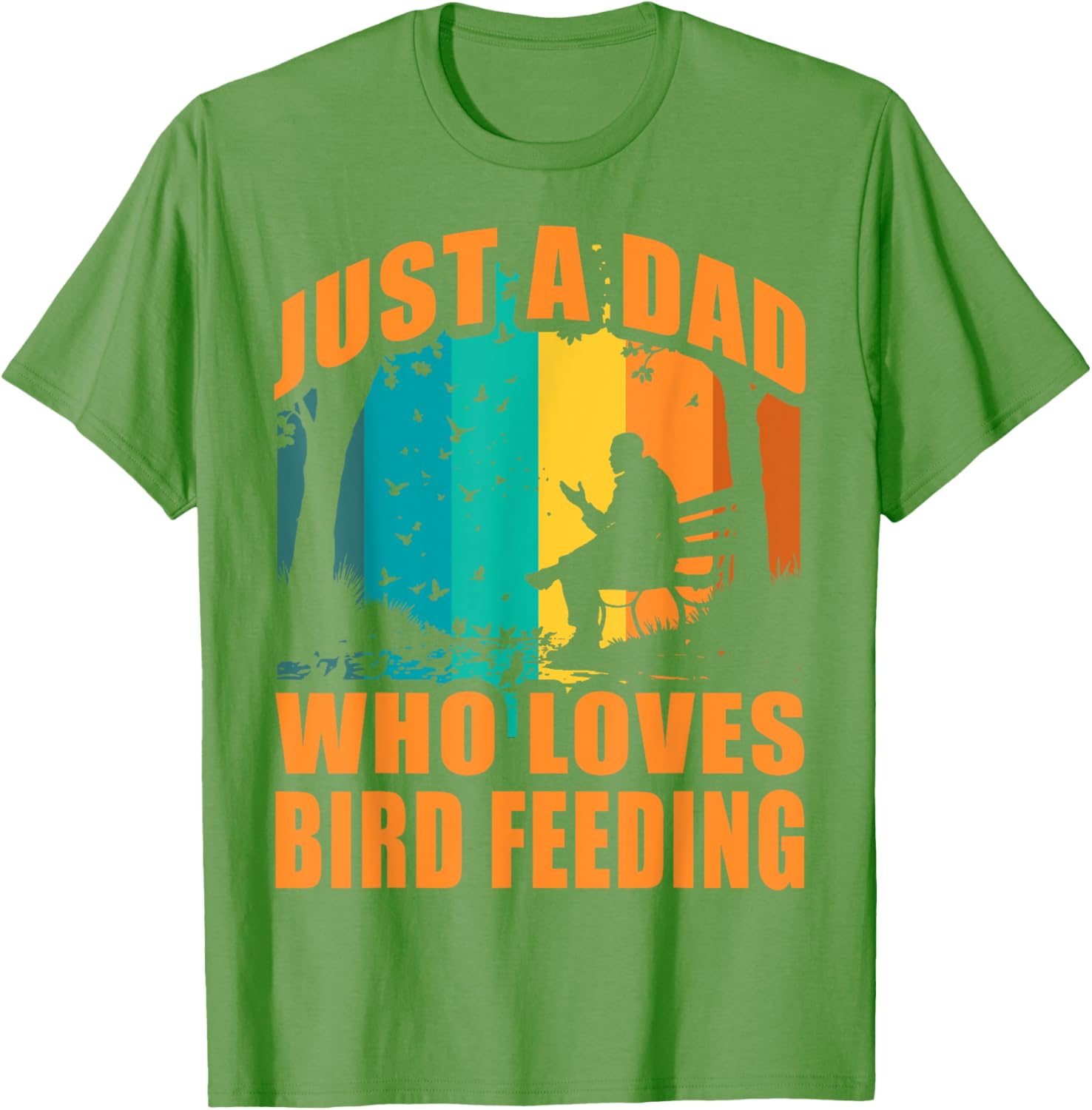 Funny Birdwatching T-Shirt for Dads Who Love Bird Feeding Activities - 3