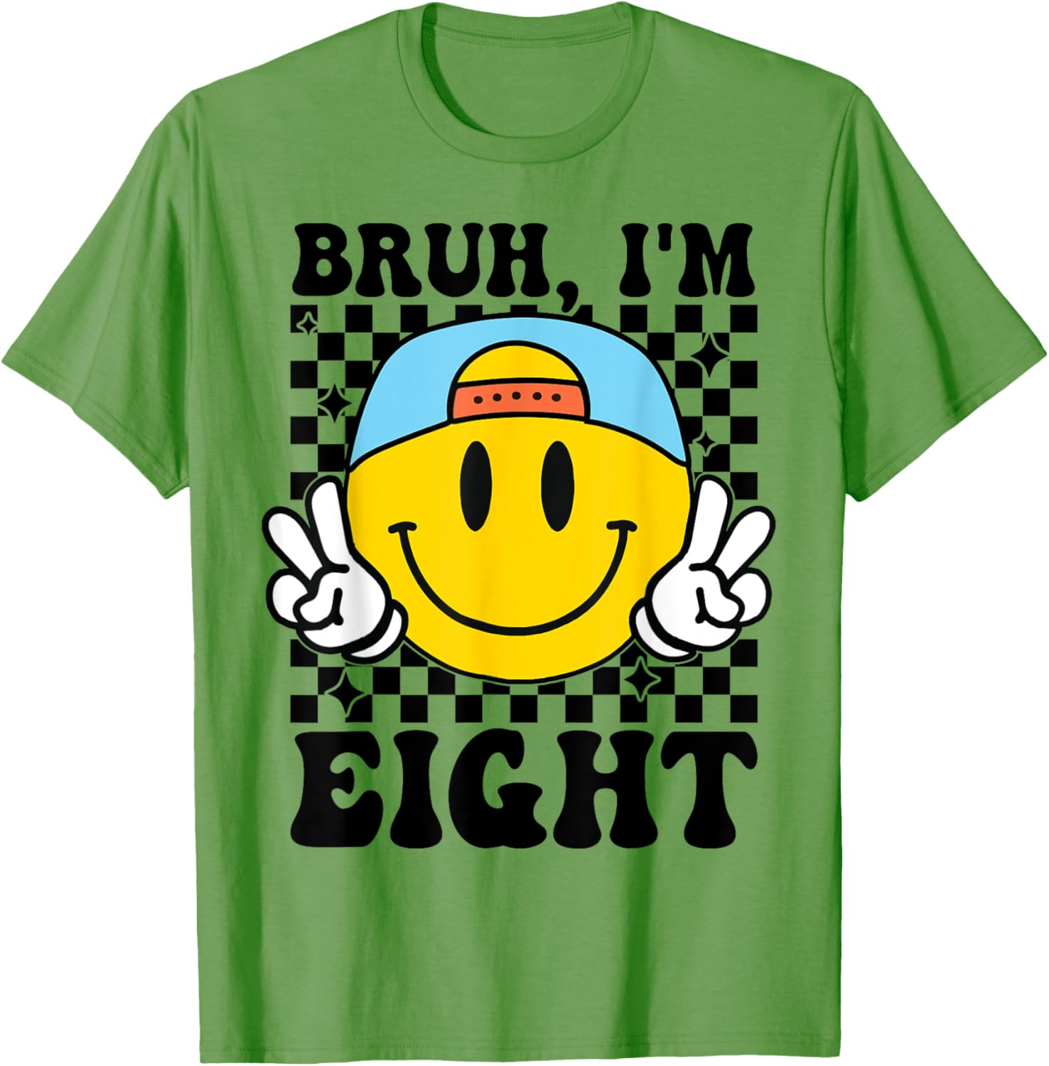 Groovy 8th Birthday T-Shirt for Boys and Girls Fun Gift Idea - 14