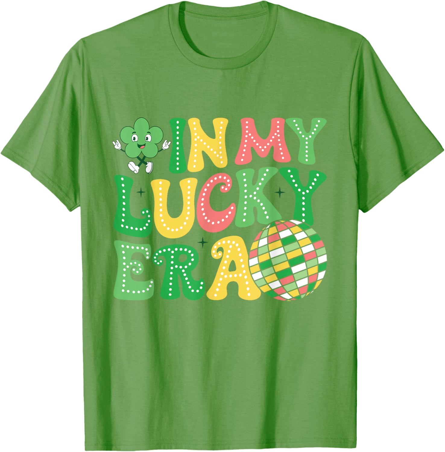 Funny St Patricks Day Shamrock T-Shirt for Kids - Lucky Era Design - 22