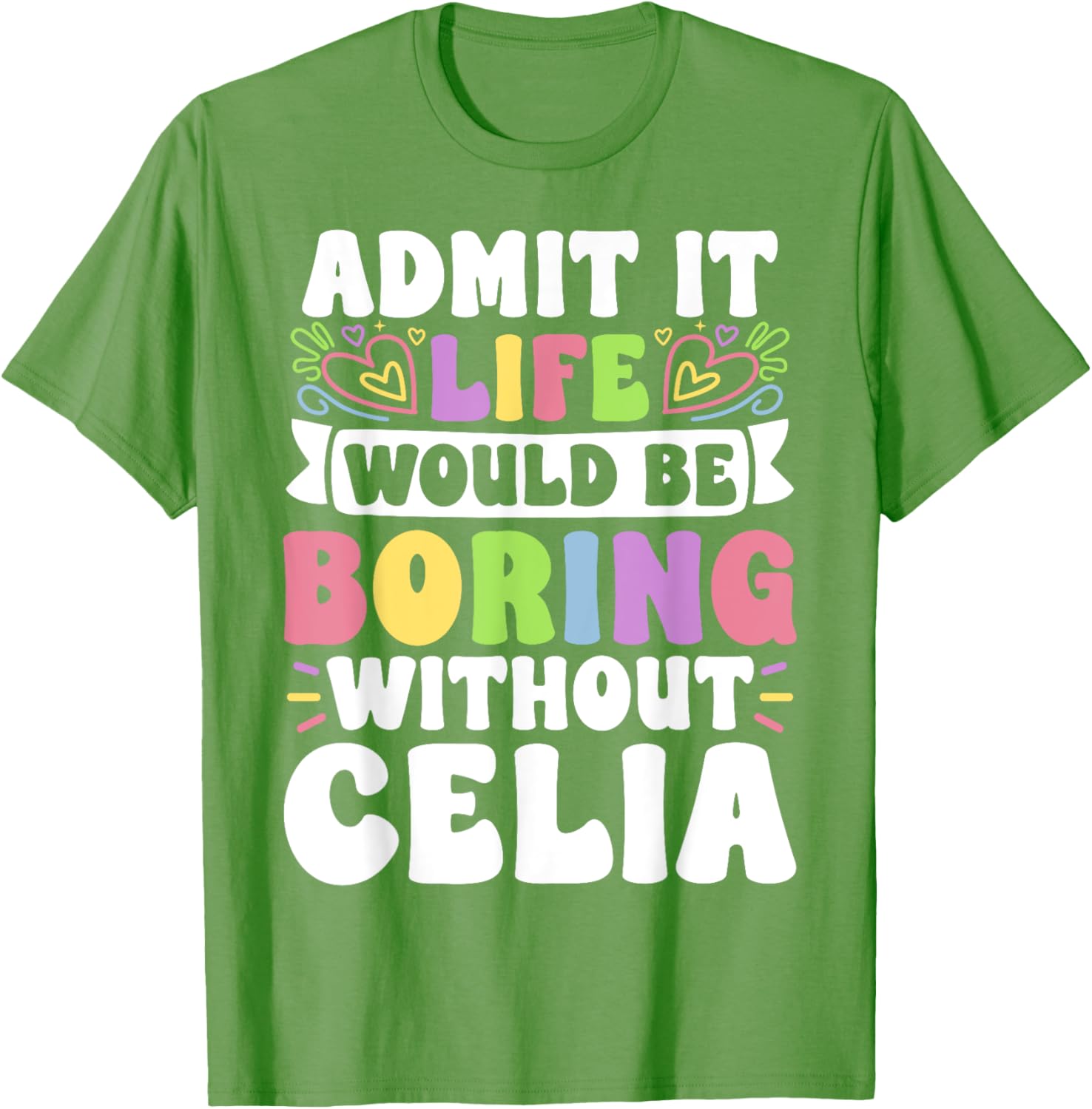 Celia Personalized Funny Family T-Shirt for Unique Style and Comfort - 6