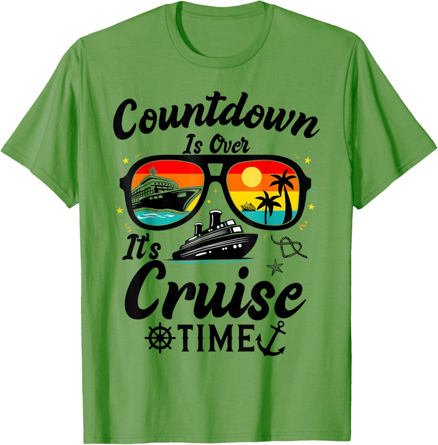 Cruise Time Countdown T-Shirt for Men and Women - Fun Vacation Apparel - 19
