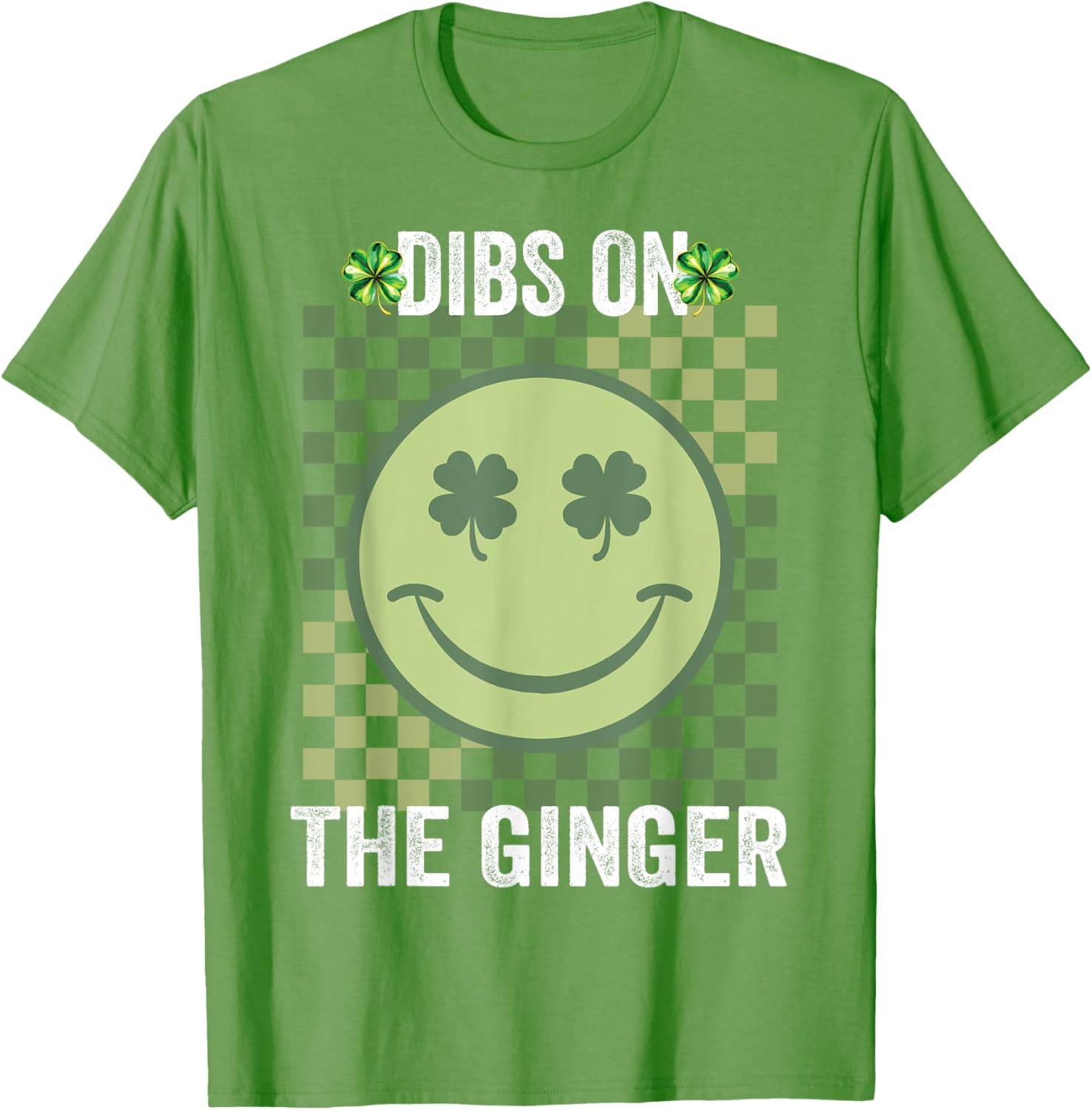 Dibs on the Ginger St Patrick's Shamrock T-Shirt for Women and Girls - 1