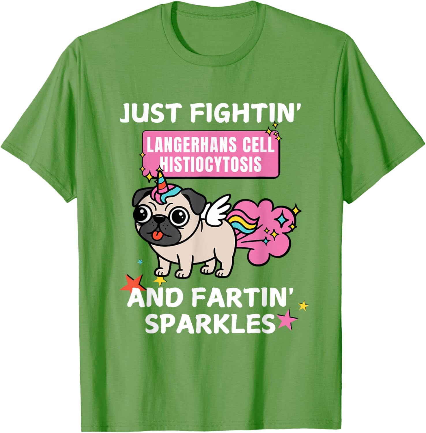 Fightin' Langerhans Cell Histiocytosis Funny T-Shirt for Awareness - 13