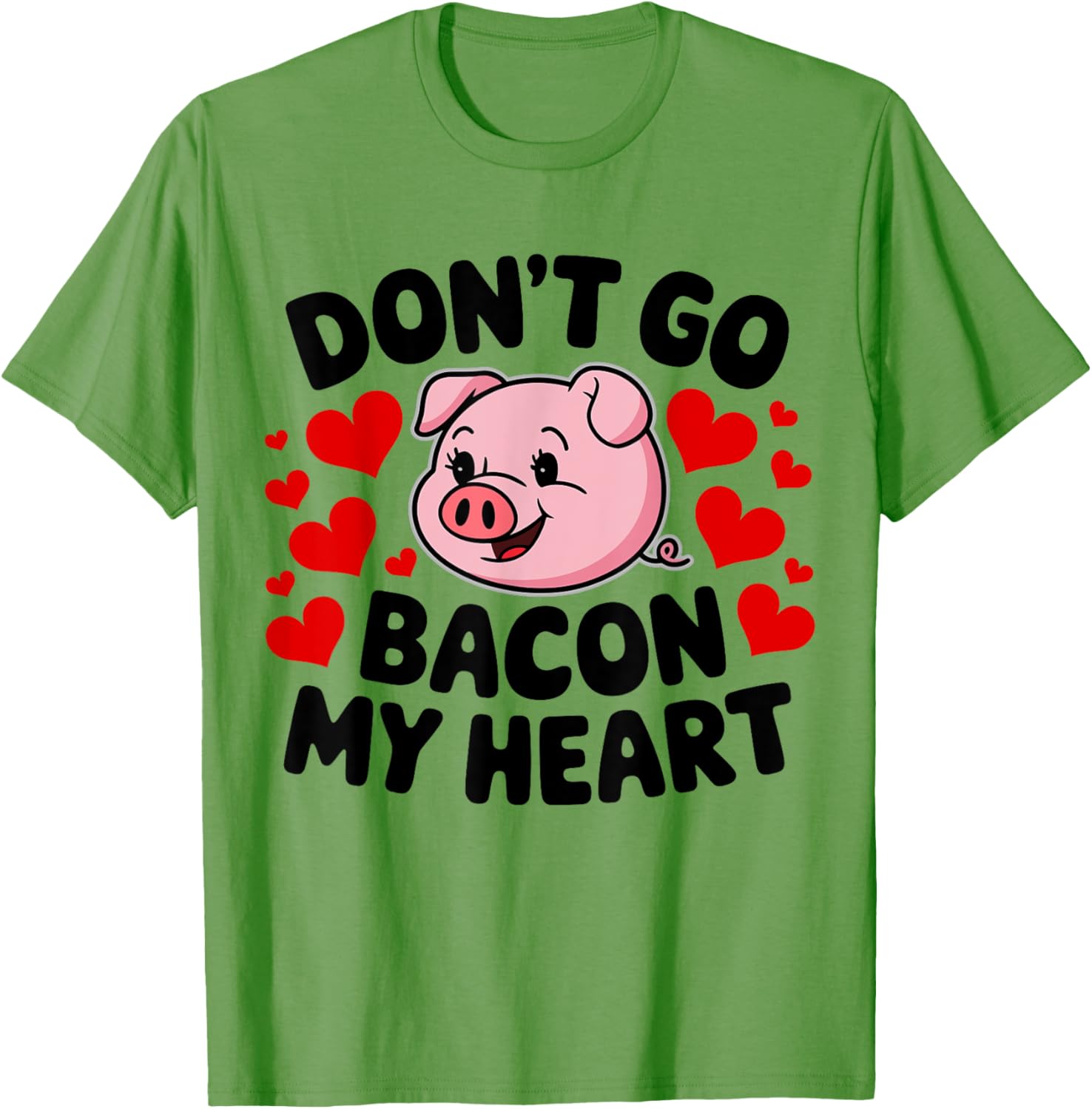 Cute Couples Valentine's T-Shirt Don't Go Bacon My Heart Edition - 4