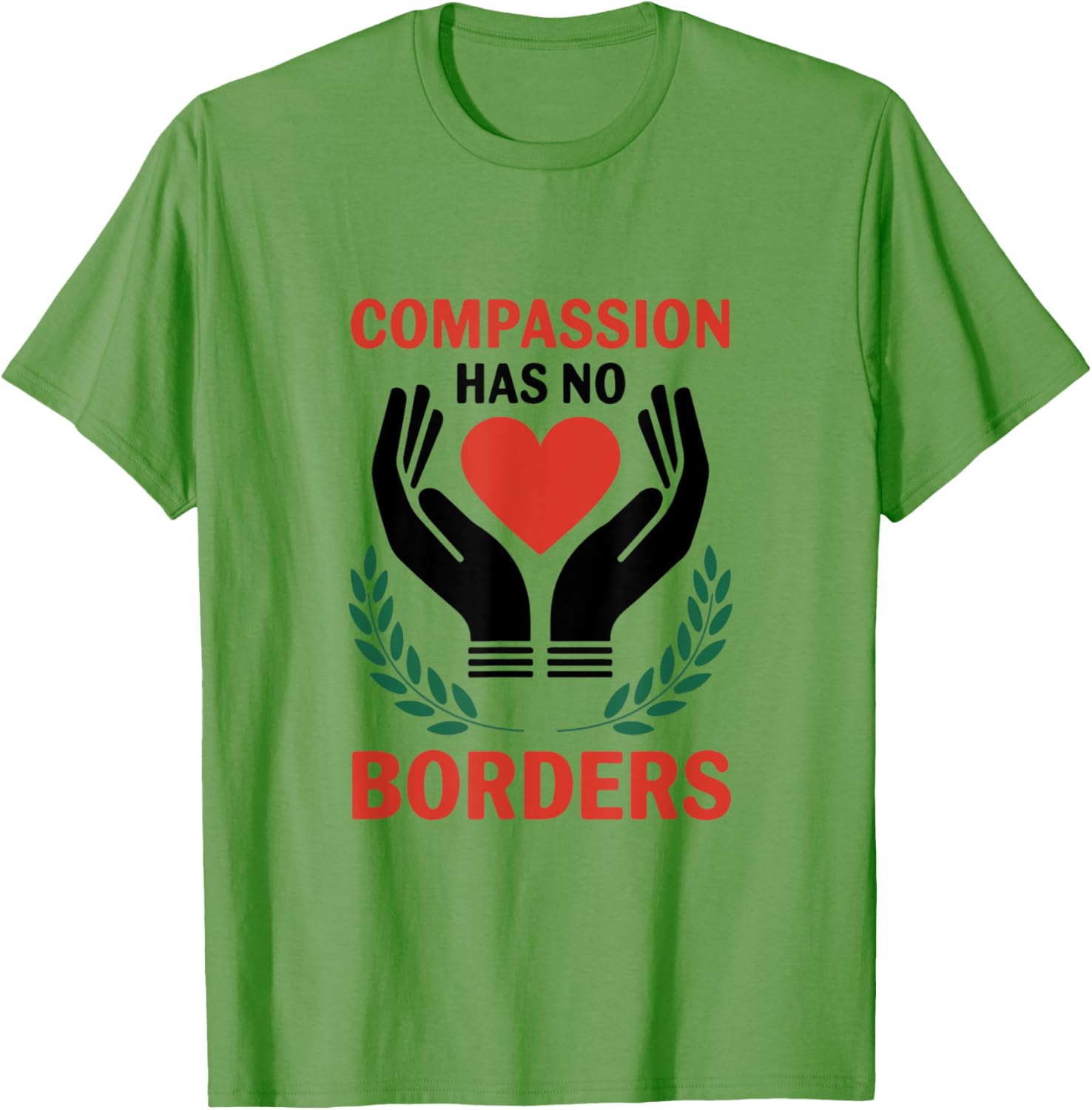 Compassion Has No Borders T-Shirt for All: Stylish and Inspirational Apparel - 3
