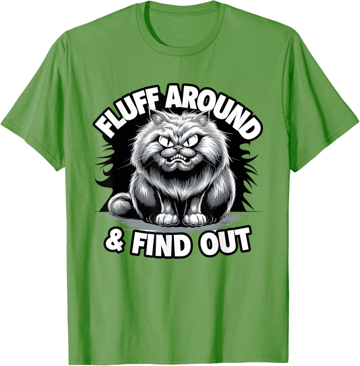 Funny Sarcastic Cat Lady Quote T-Shirt for Pet Lovers and Cat Moms - 6