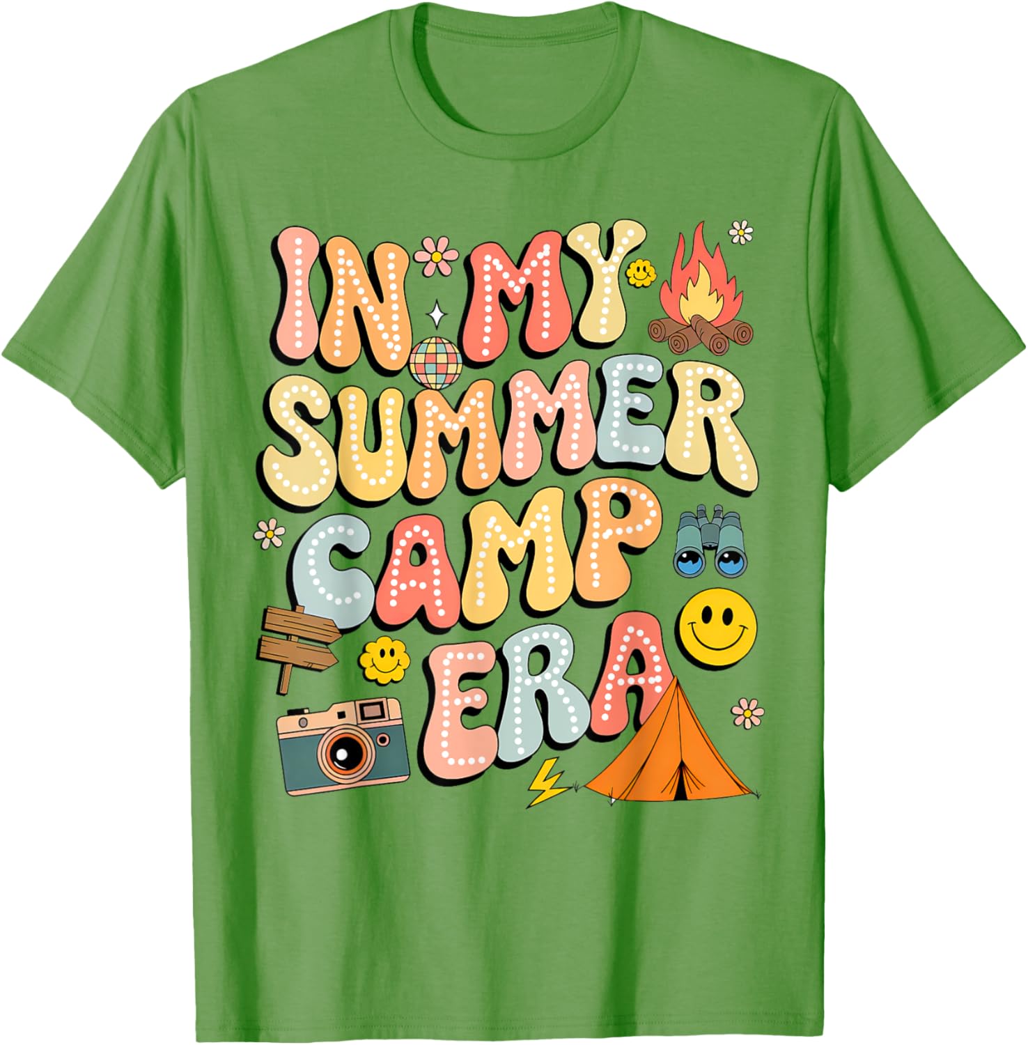 Groovy Summer Camp Crew Last Day of School T-Shirt for Fun Adventures - 5