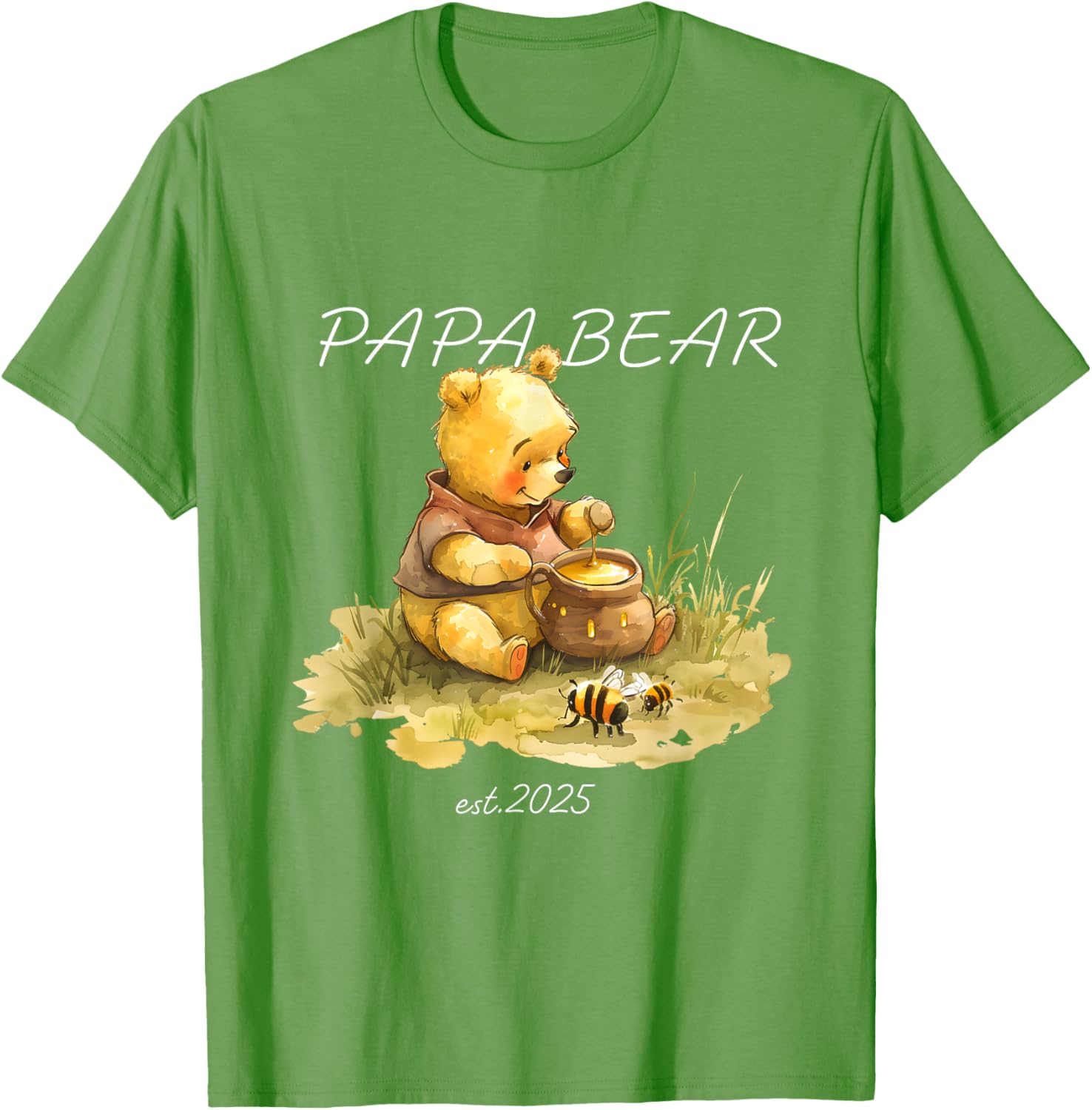 Cute Papa Bear Honey T-Shirt for Dads β Stylish and Comfy Men's Tee - 5