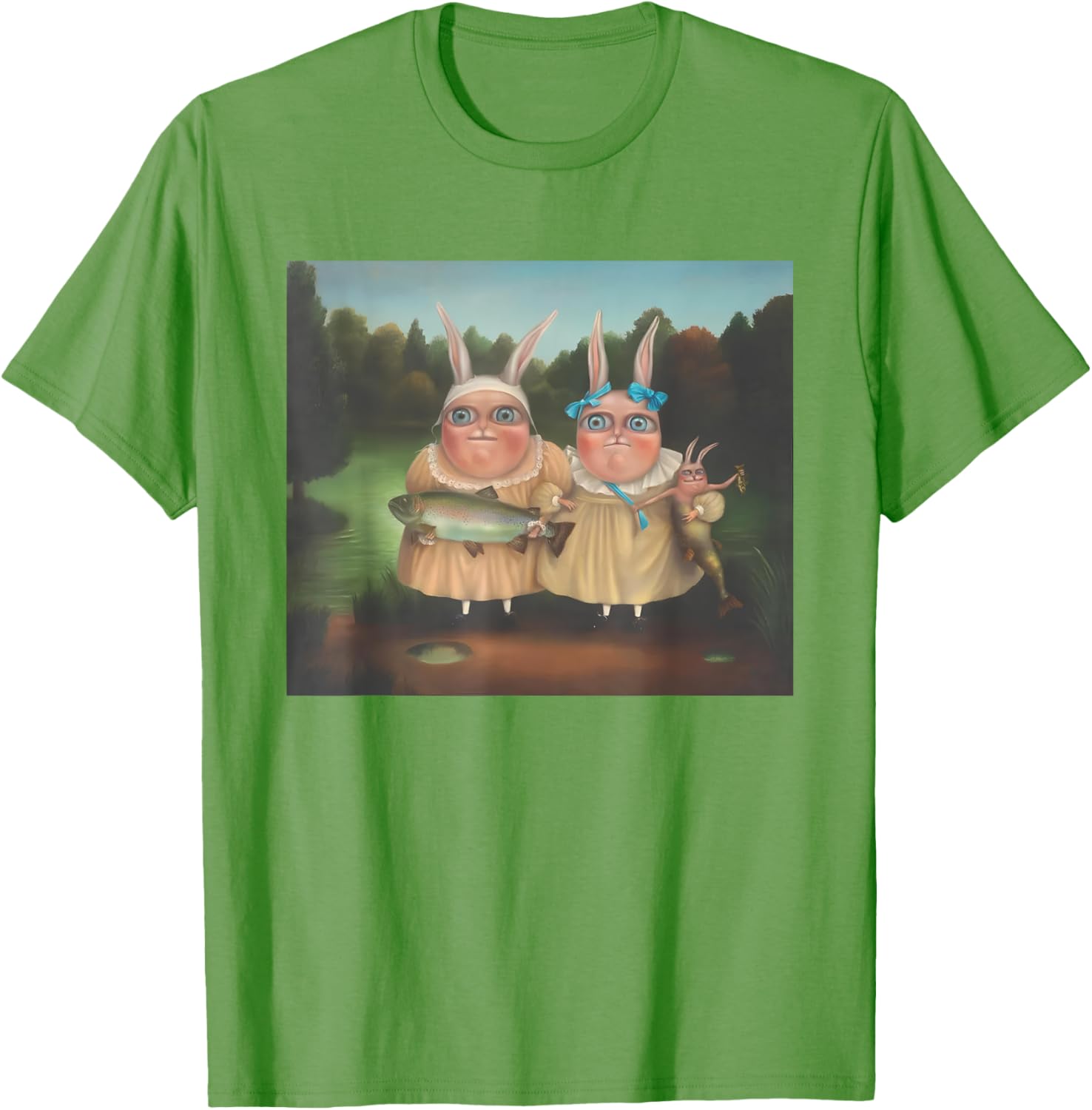 Cute Easter Bunny T-Shirt for Rabbit Lovers by Irena Aizen - 11