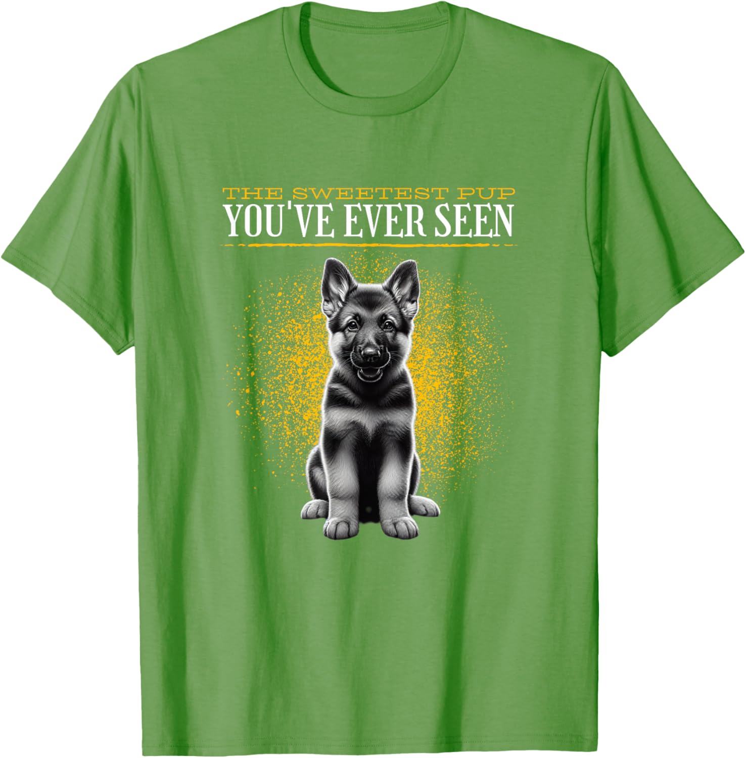 Cute German Shepherd Puppy T-Shirt for Dog Lovers and Pet Owners - 8