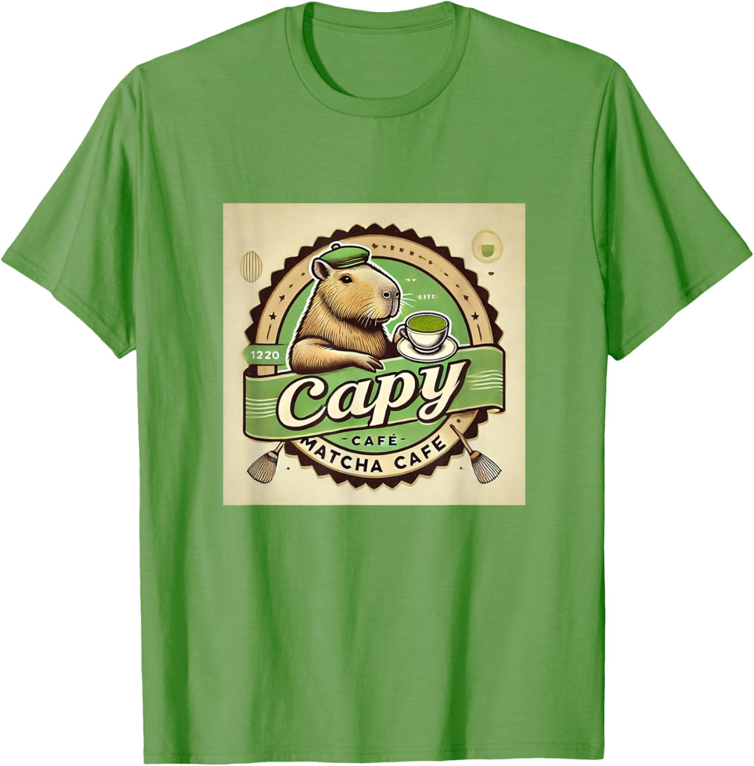 Capybara Cafe Coffee and Tea Lover T-Shirt for Animal Enthusiasts - 16