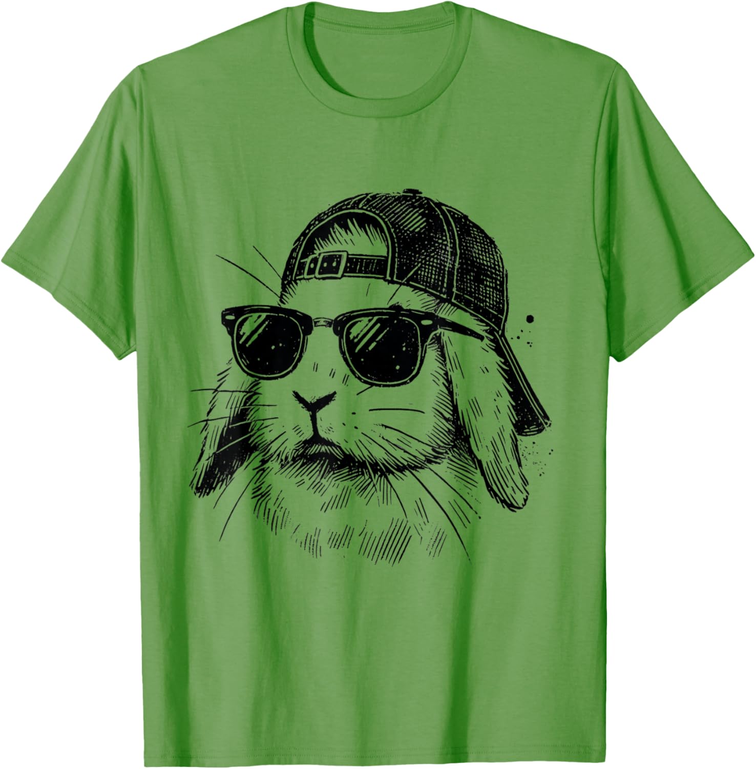 Bunny Face Sunglasses Easter T-Shirt for Boys Men and Kids - 7