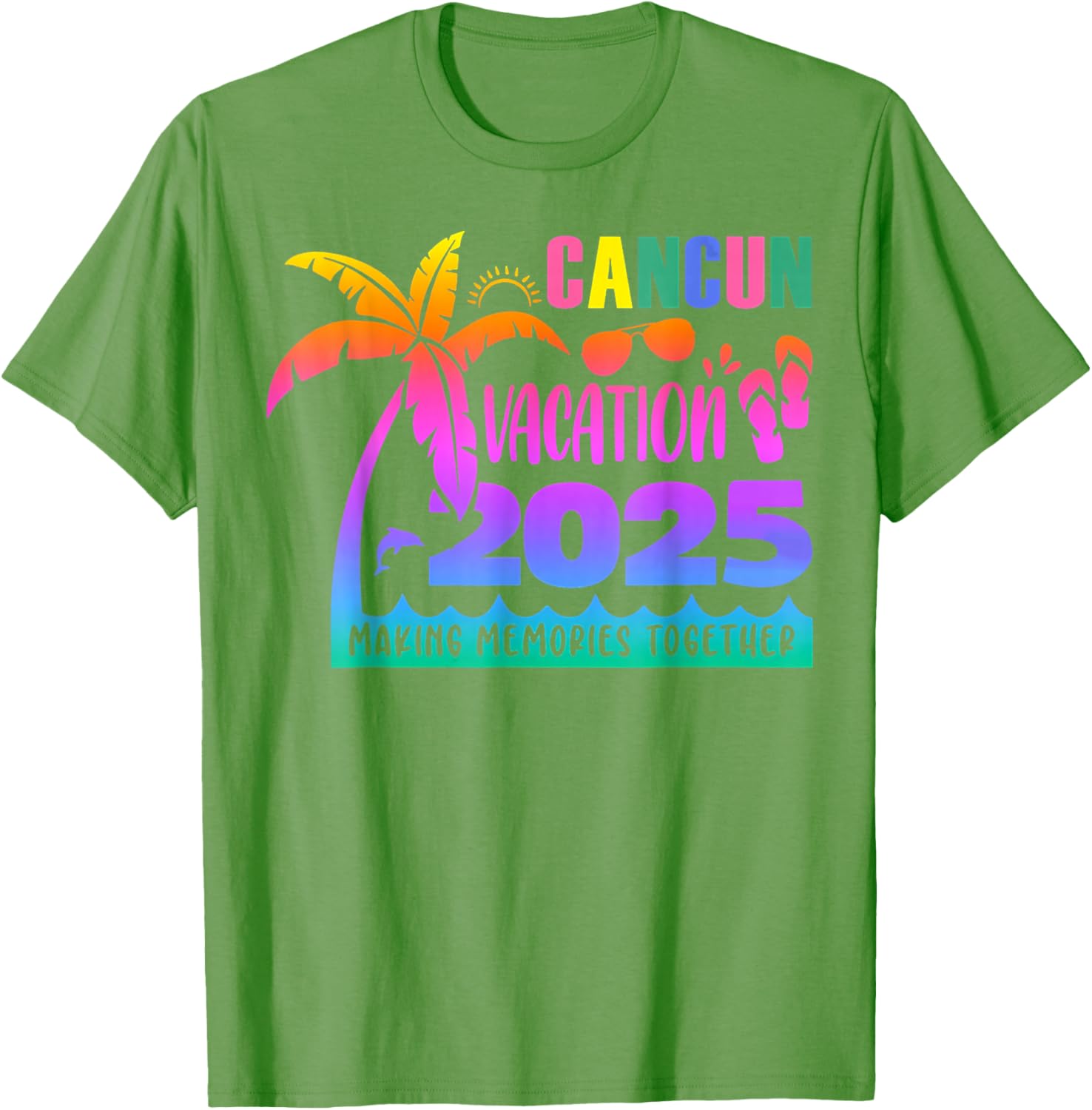 Cancun Vacation 2025 Summer Memories T-Shirt for Family Fun - 16