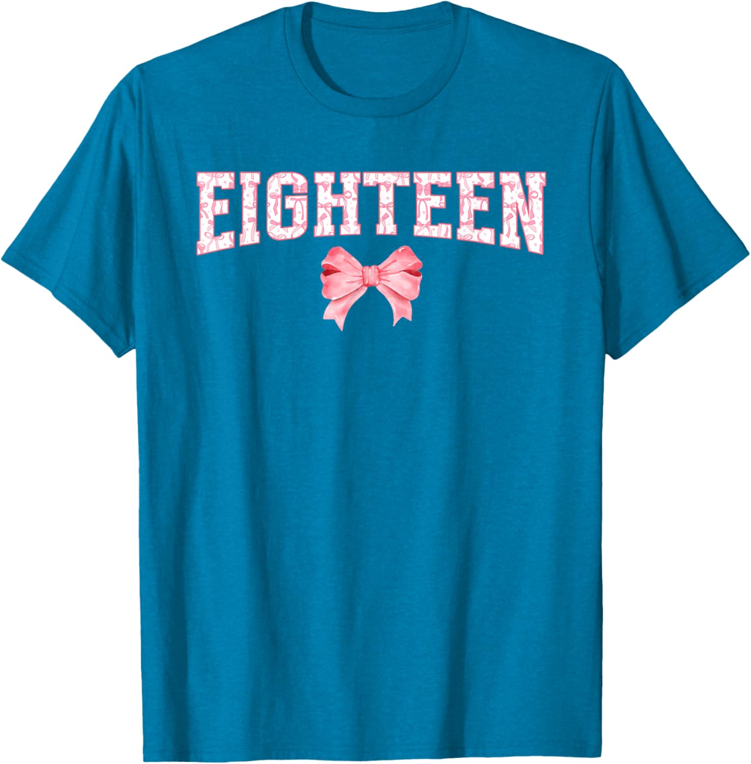 Coquette Bow T-Shirt for 18th Birthday Party Celebrate in Style - 21
