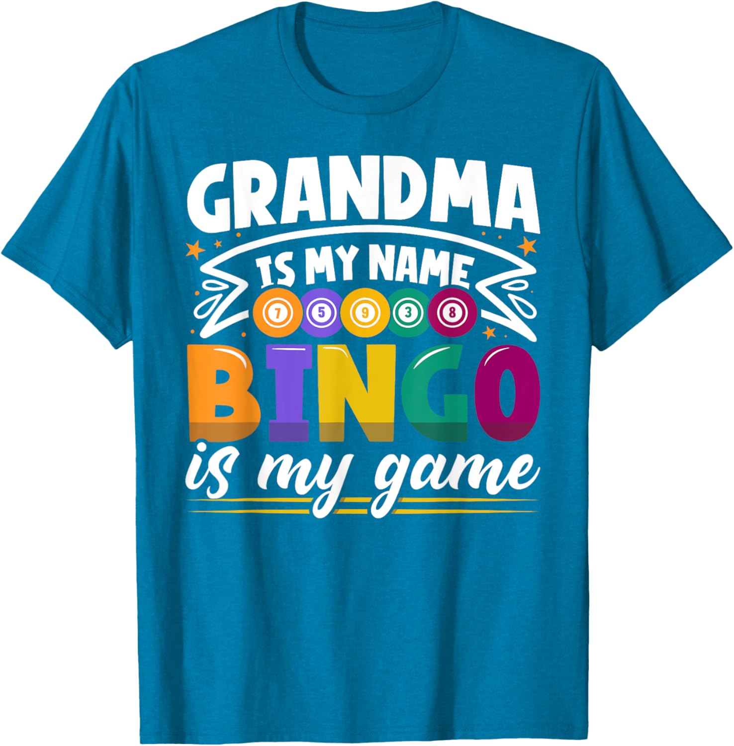 Funny Grandma Bingo Player T-Shirt for Bingo Lovers and Grandkids - 18