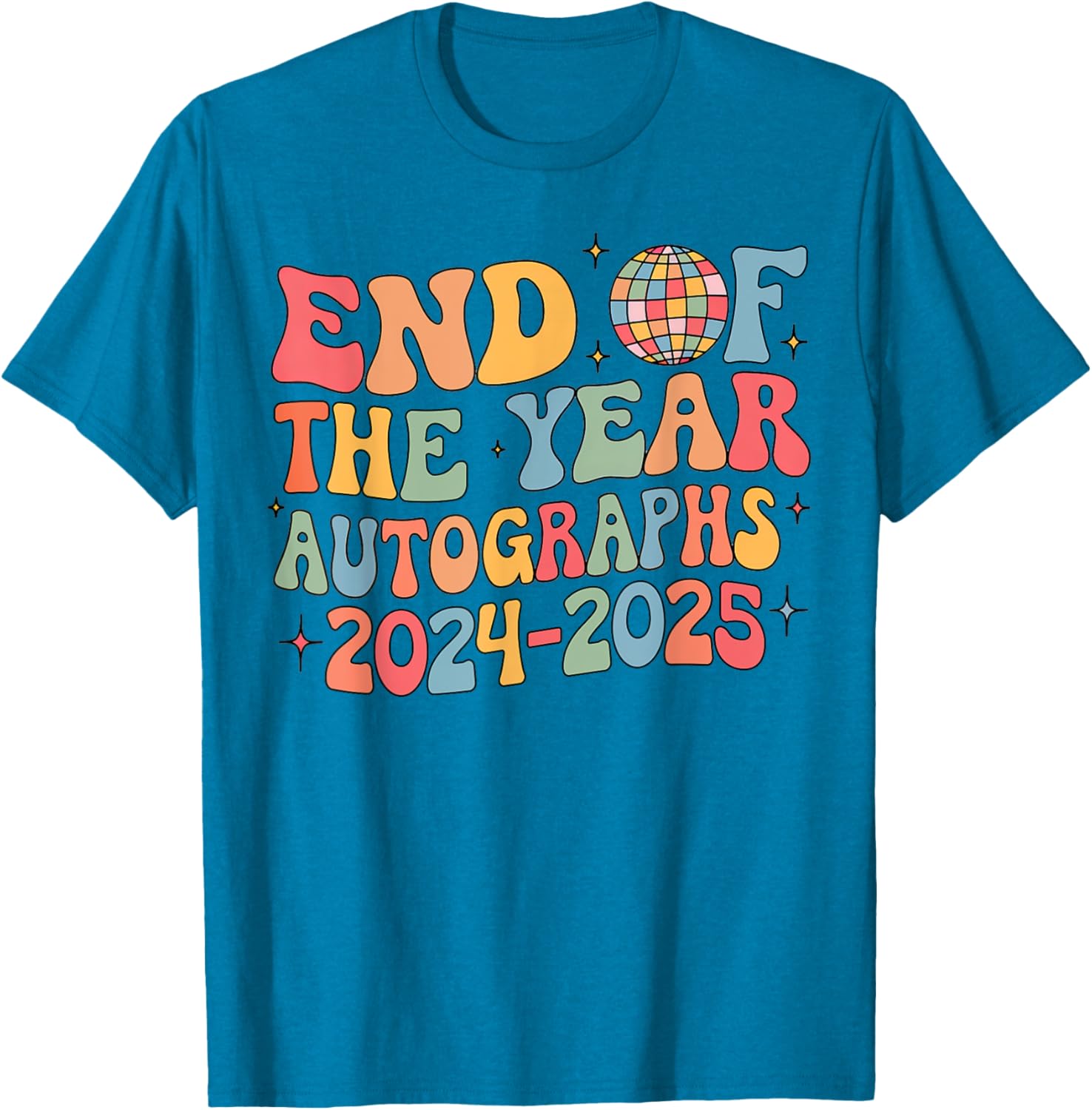 End of Year Autographs T-Shirt for Last Day of School 2024/2025 - 12