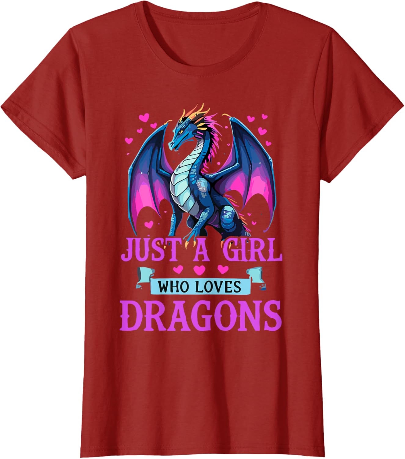 Cute Dragon T-Shirt for Girls Who Love Dragons | Fun and Stylish Apparel - 5